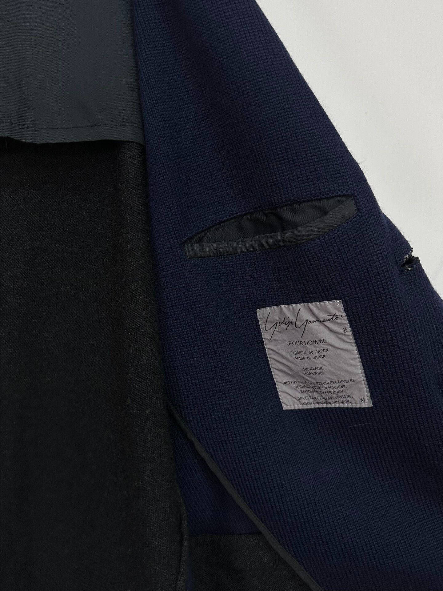 Yohji Yamamoto yohji yamamoto 1980s blue wool jacket Size US M / EU 48-50 / 2 - 6 Thumbnail