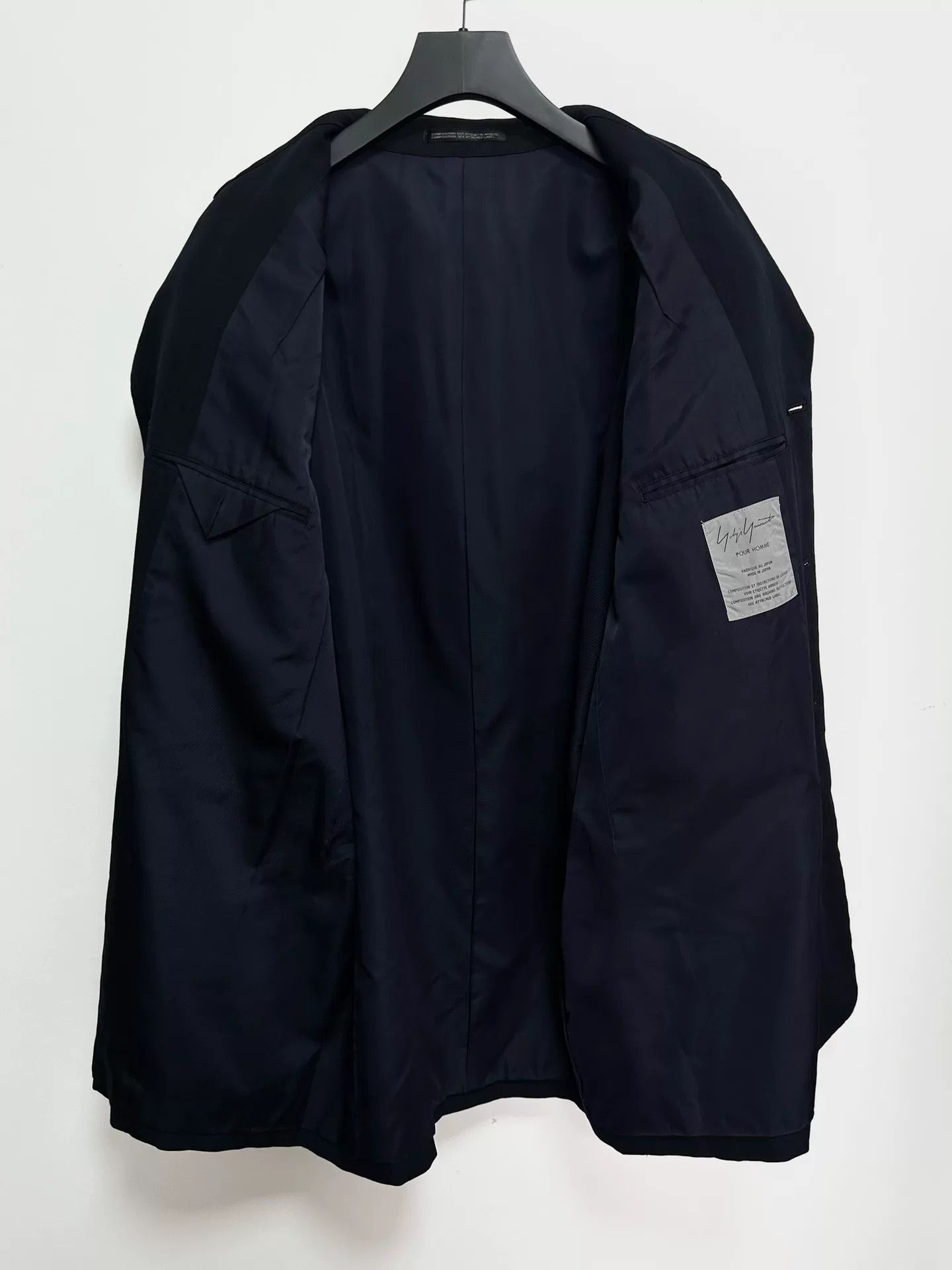 Yohji Yamamoto yohji yamamoto 93aw striped collar jacket Size US M / EU 48-50 / 2 - 2 Thumbnail