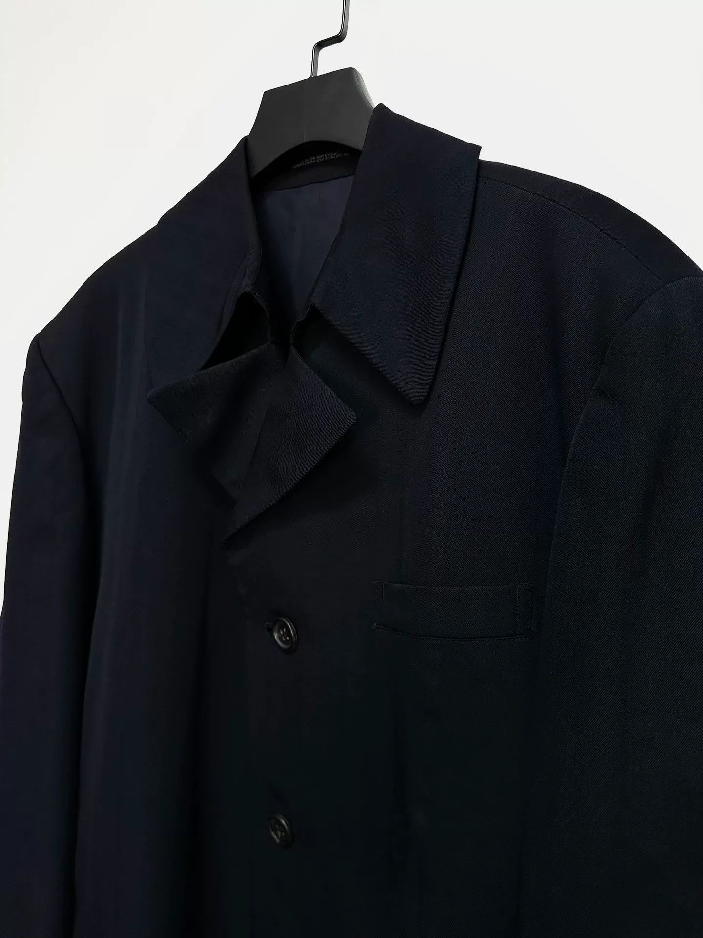 Yohji Yamamoto yohji yamamoto 93aw striped collar jacket Size US M / EU 48-50 / 2 - 4 Thumbnail