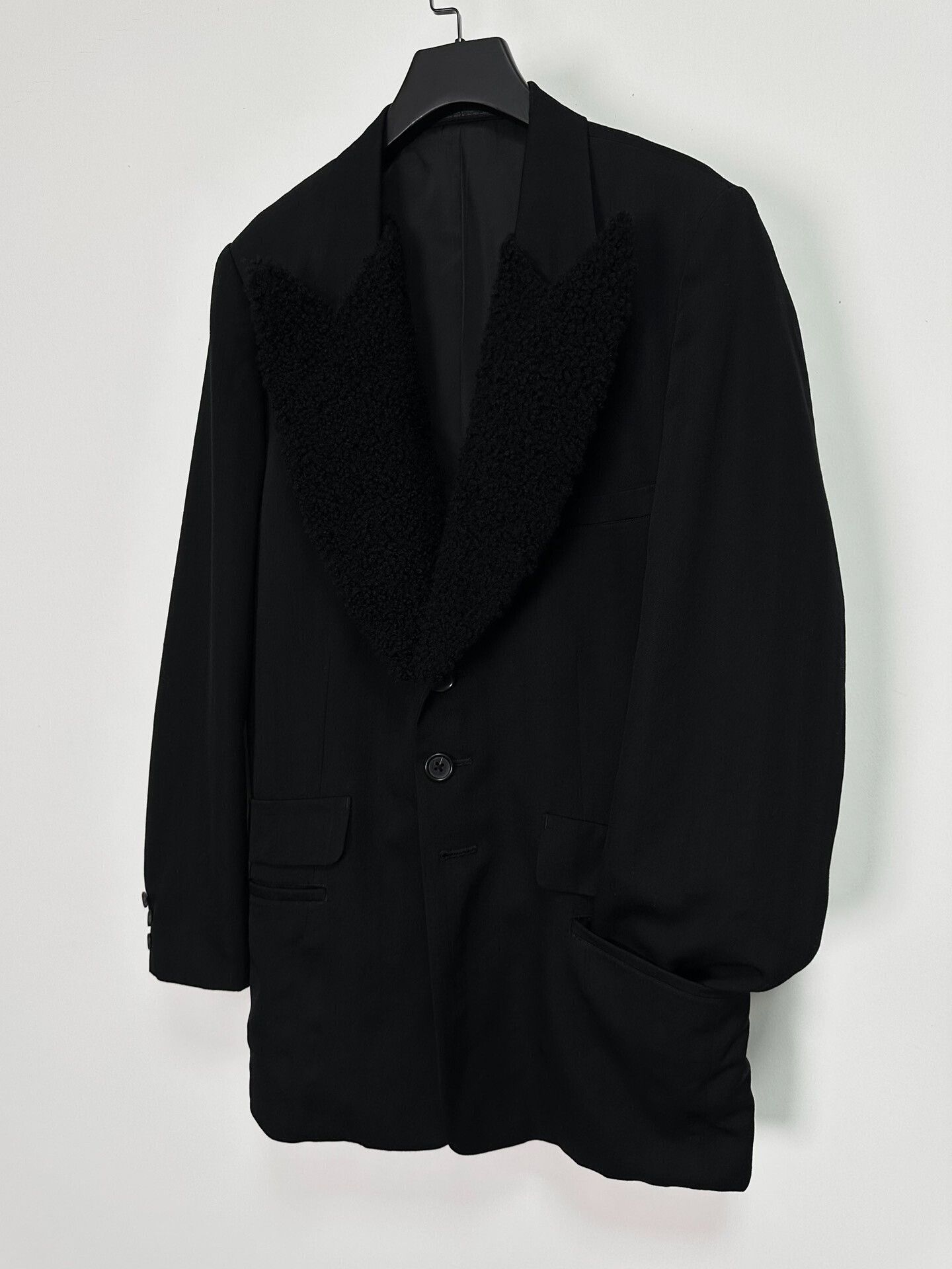 Yohji Yamamoto yohji yamamoto 93aw fur collar coat Size US M / EU 48-50 / 2 - 2 Thumbnail