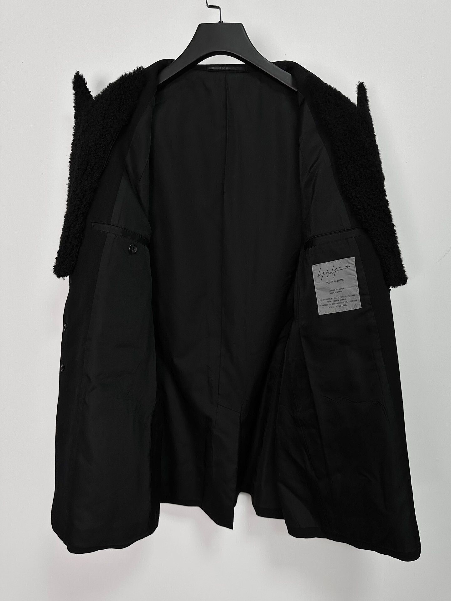 Yohji Yamamoto yohji yamamoto 93aw fur collar coat Size US M / EU 48-50 / 2 - 3 Thumbnail