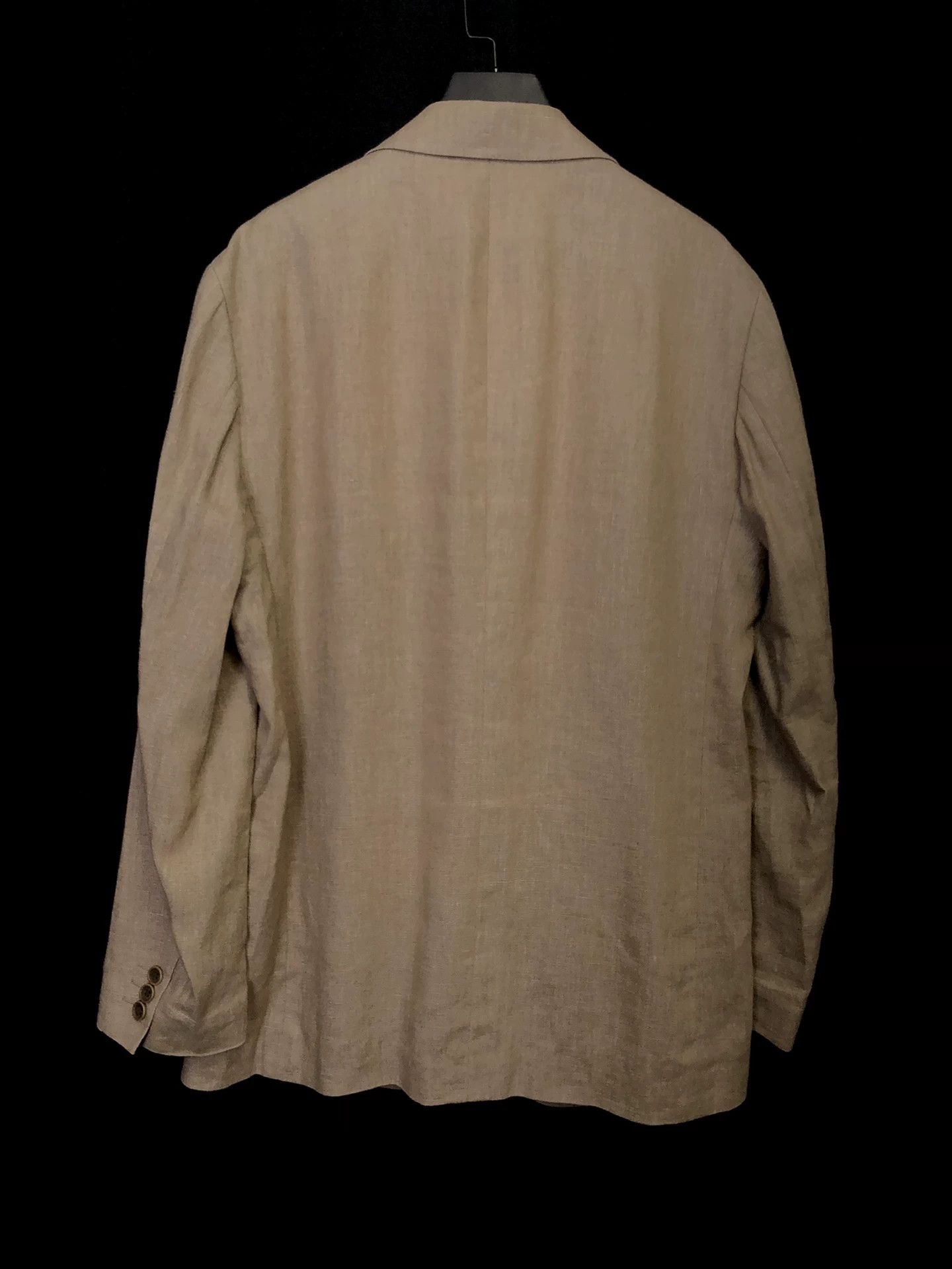 Issey Miyake issey miyake 80s linen jacket in beige Size US L / EU 52-54 / 3 - 2 Thumbnail