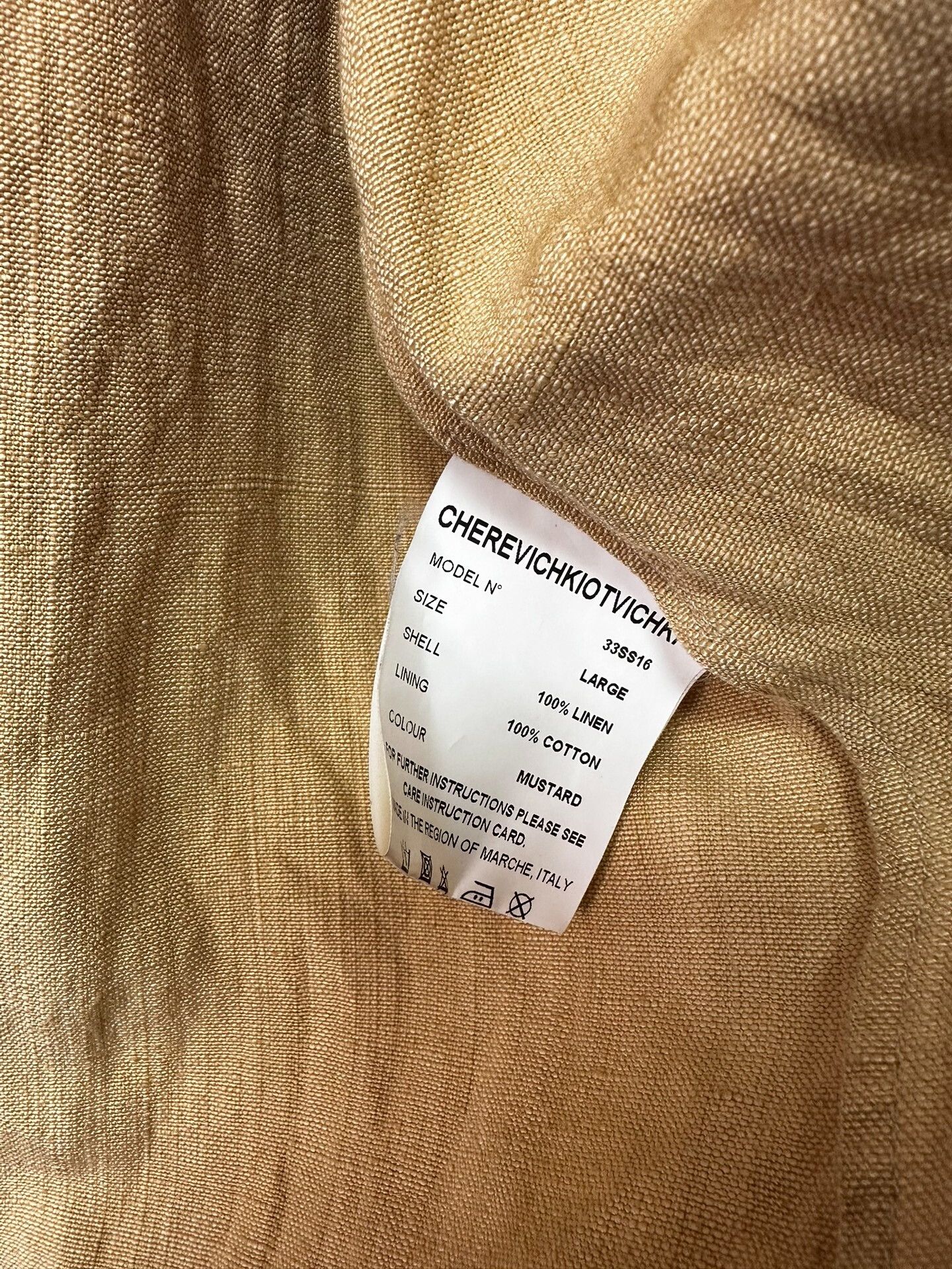 Cherevichkiotvichki cherevichkiotvichki linen shirt jacket Size US L / EU 52-54 / 3 - 8 Thumbnail