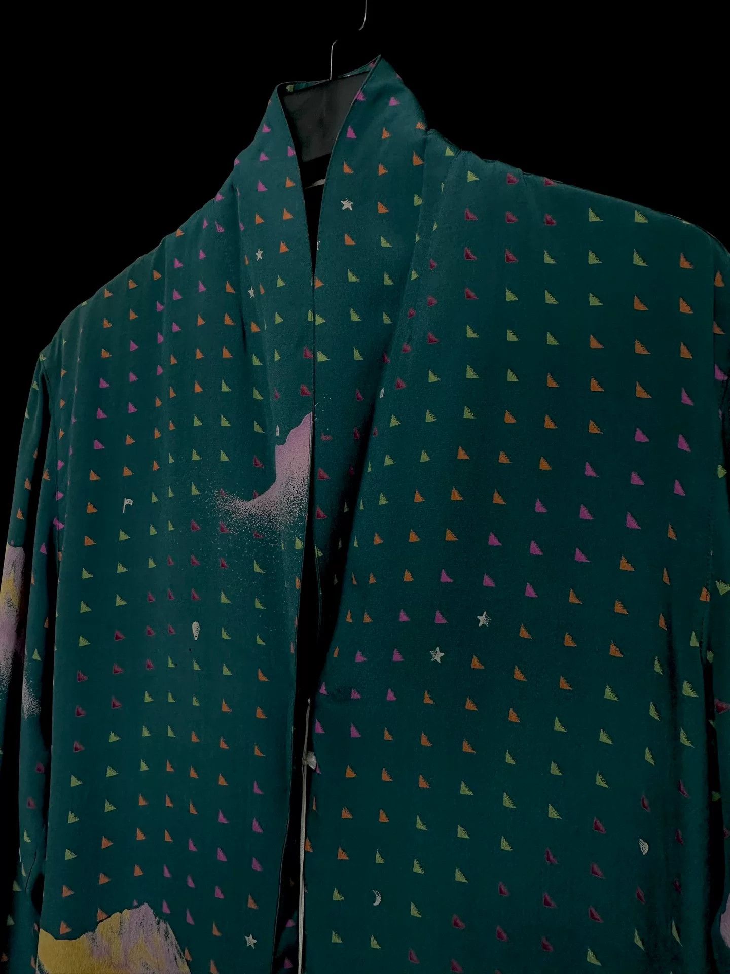 Issey Miyake issey miyake silk jacket in teal and pink Size M / US 6-8 / IT 42-44 - 5 Thumbnail