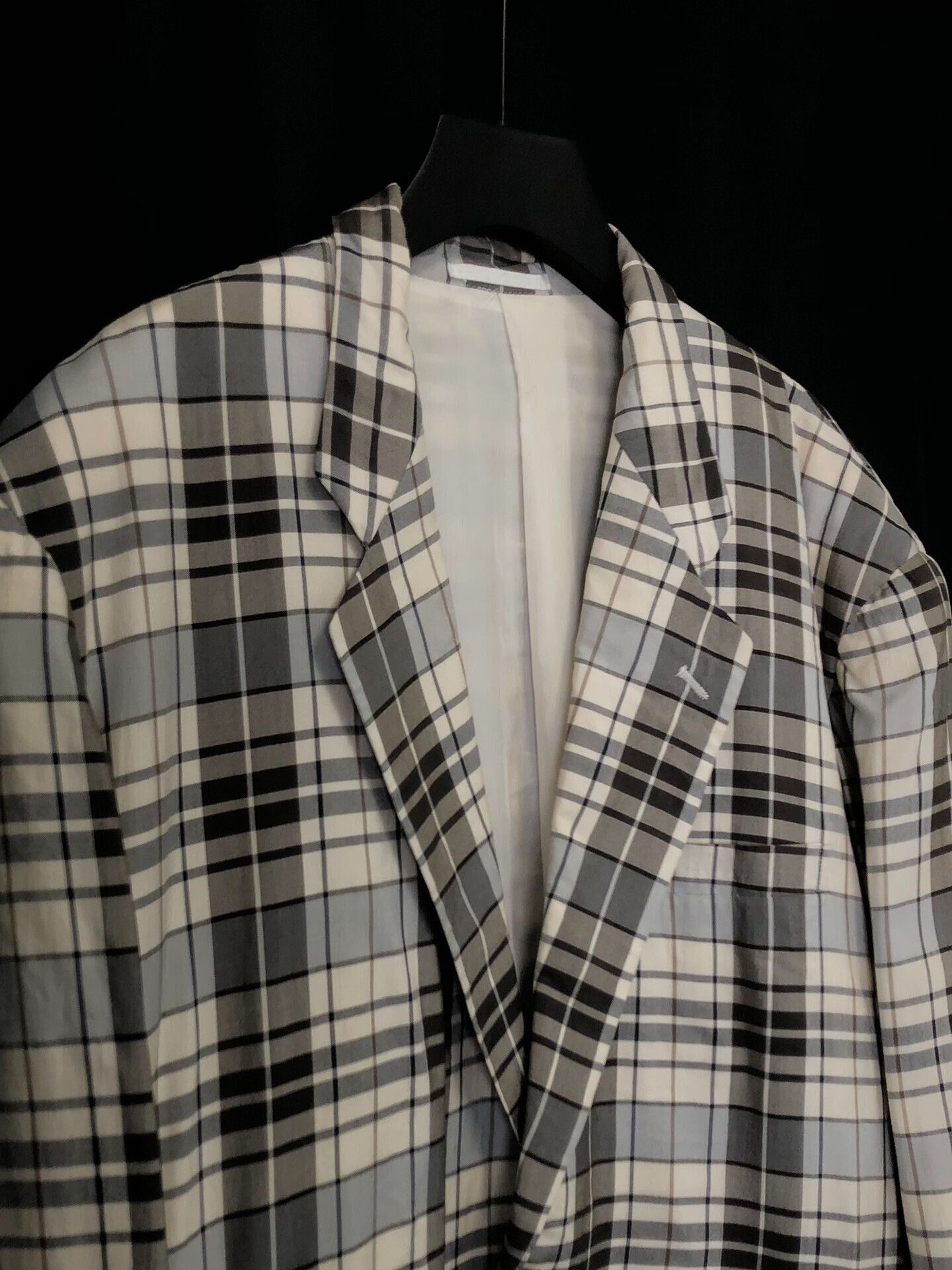 Comme des Garcons comme des garcons plaid silk jacket Size US M / EU 48-50 / 2 - 4 Thumbnail