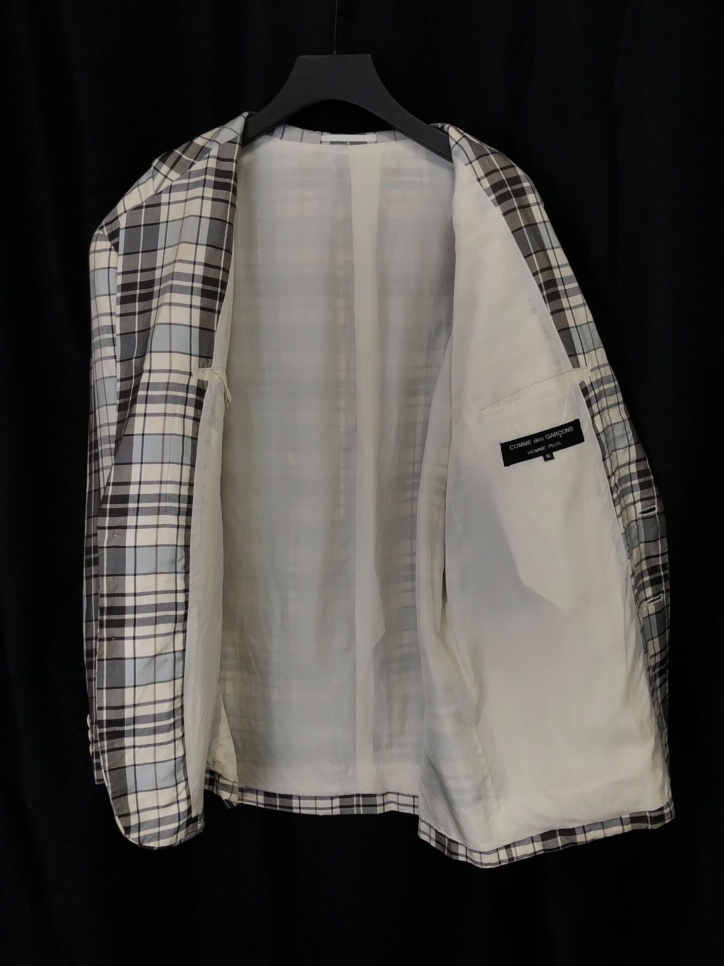 Comme des Garcons comme des garcons plaid silk jacket Size US M / EU 48-50 / 2 - 5 Thumbnail