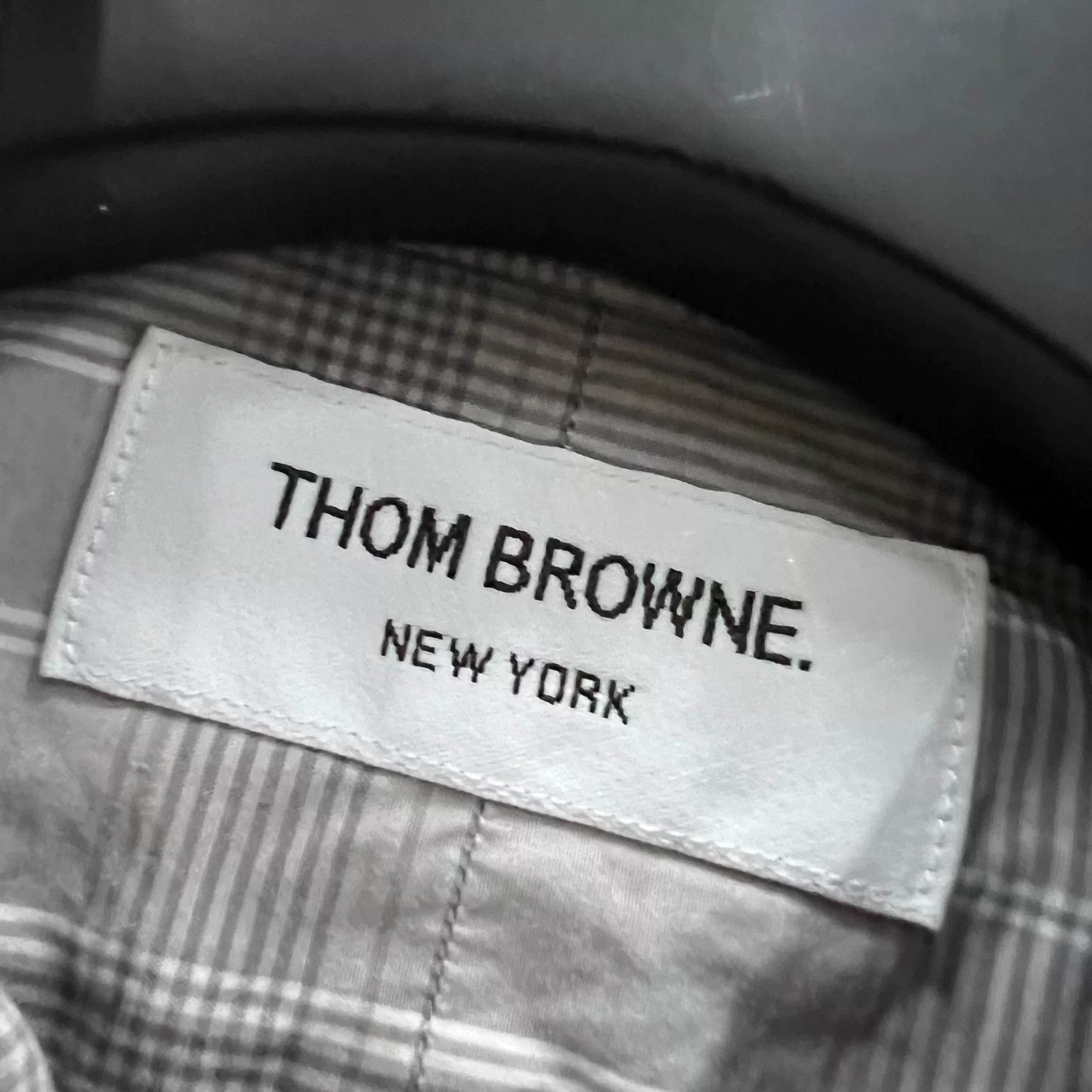 Thom Browne thom browne gray checkered shirt size l Size US S / EU 44-46 / 1 - 3 Thumbnail