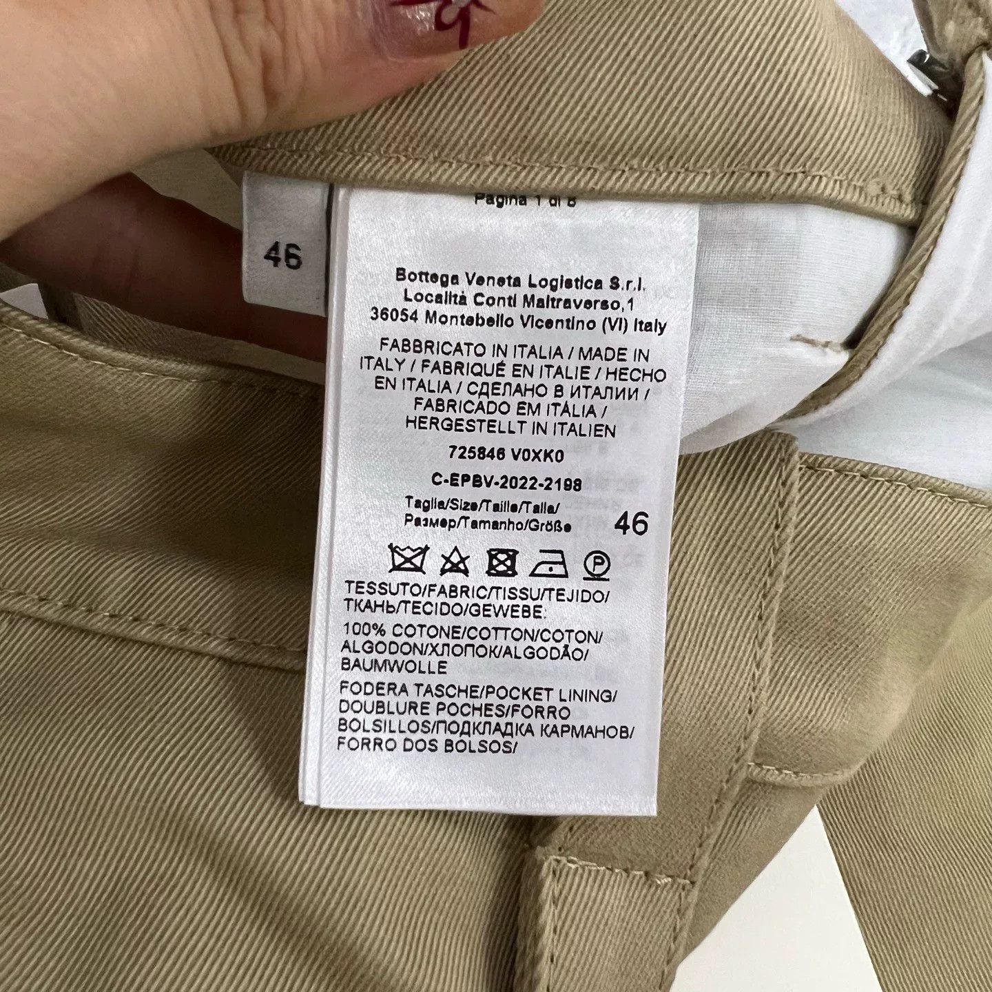 Bottega Veneta Bottega Veneta Khaki Straight-Leg Shorts 46 Size US 36 / EU 52 - 5 Thumbnail