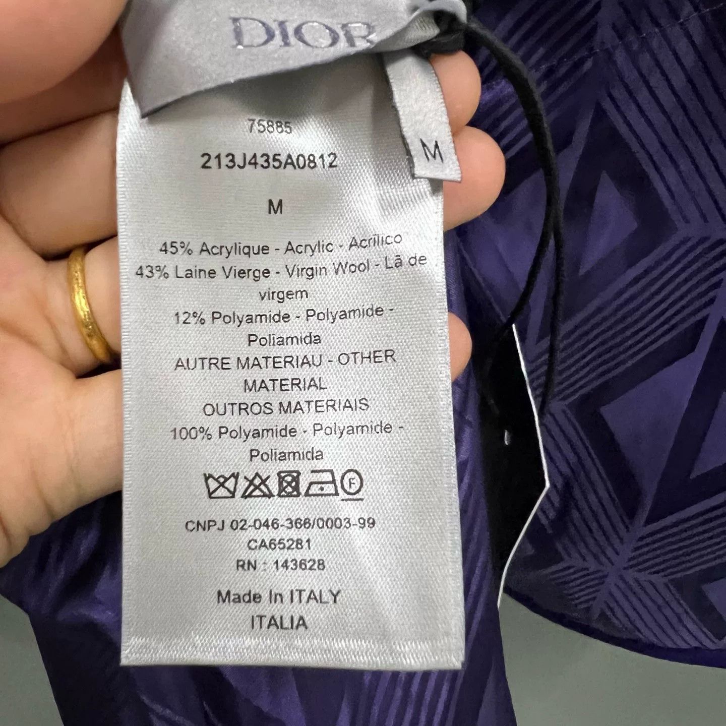 Dior dior purple full-print reversible jacket Size XS / US 0-2 / IT 36-38 - 5 Thumbnail