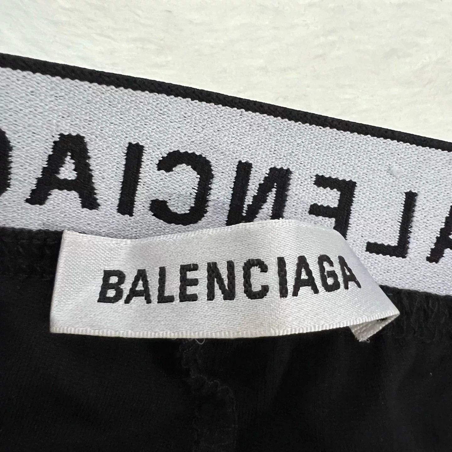 Balenciaga Balenciaga Black Logo Print Leggings Size 34 Size 34" / US 12 / IT 48 - 3 Thumbnail