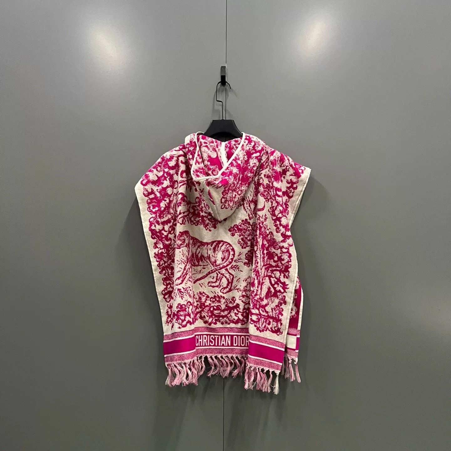 Dior dior pink printed hooded cape Size ONE SIZE - 2 Thumbnail