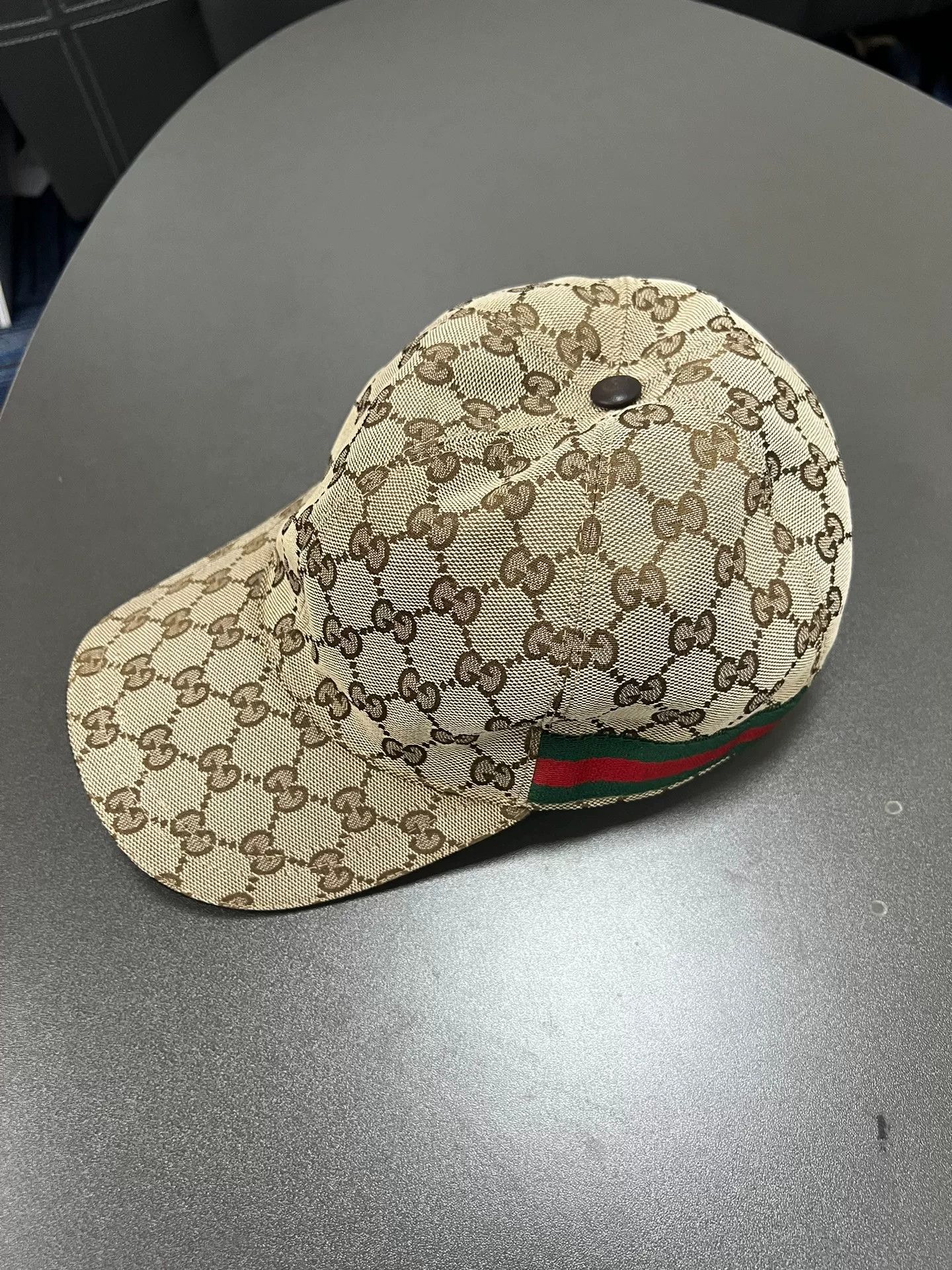 Gucci gucci logo printed red green baseball cap Size ONE SIZE - 2 Thumbnail