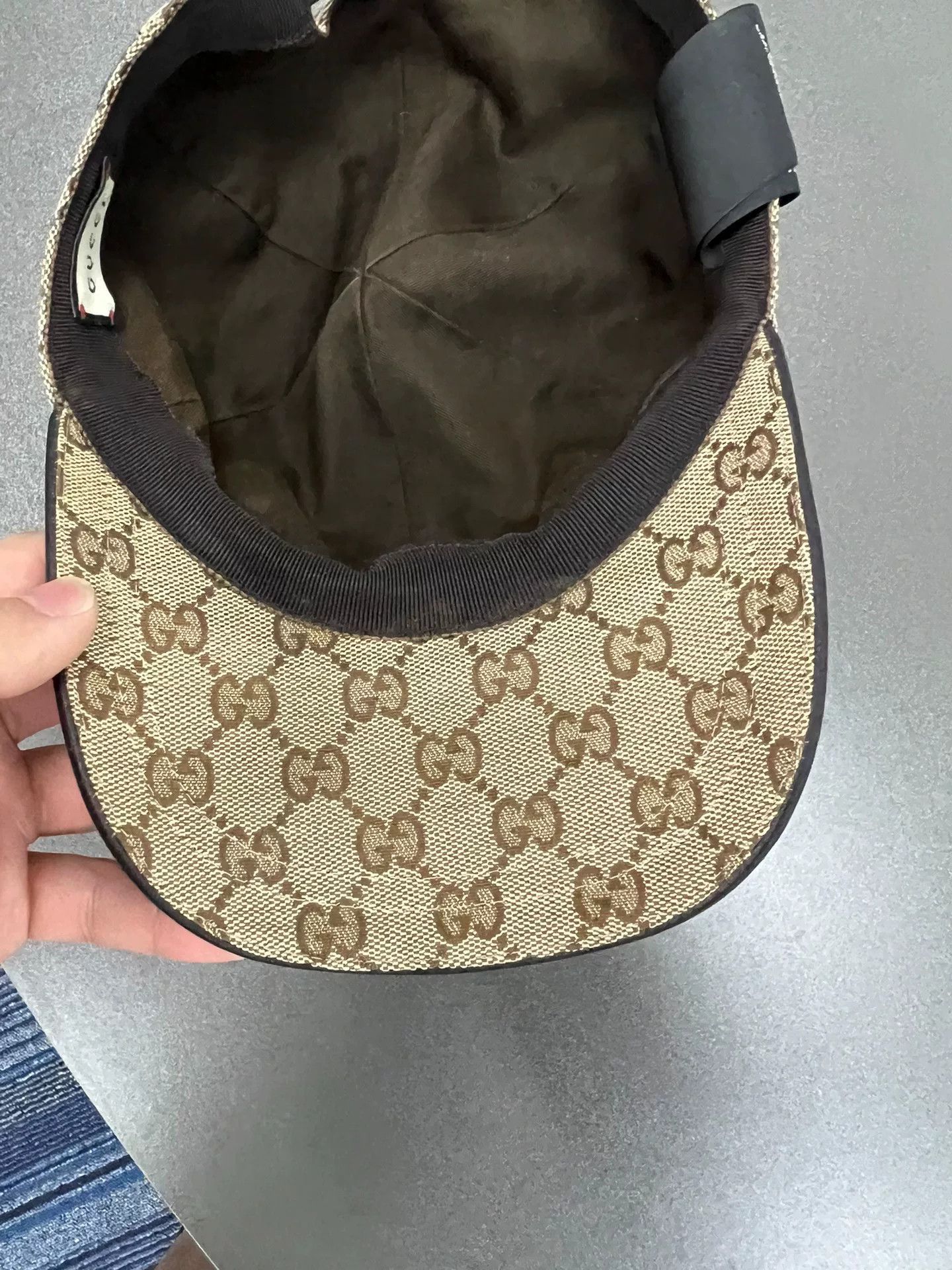 Gucci gucci logo printed red green baseball cap Size ONE SIZE - 6 Thumbnail