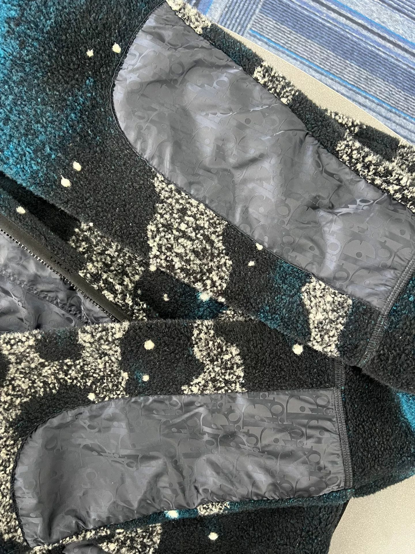 Dior dior starry print fleece hooded jacket Size US M / EU 48-50 / 2 - 5 Thumbnail