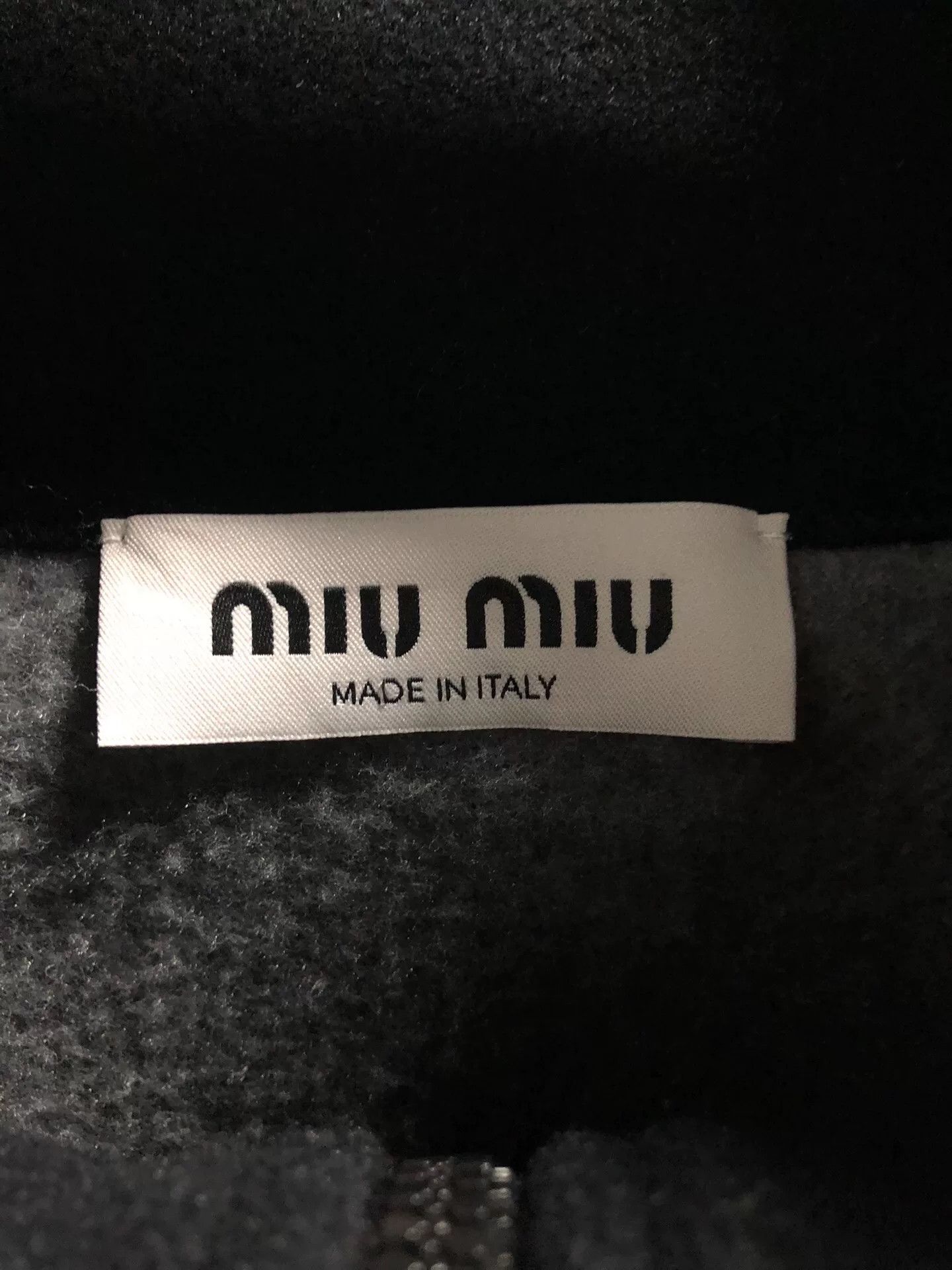 Miu Miu Miu Miu Gray Fleece Jacket XS Size XS / US 0-2 / IT 36-38 - 3 Thumbnail