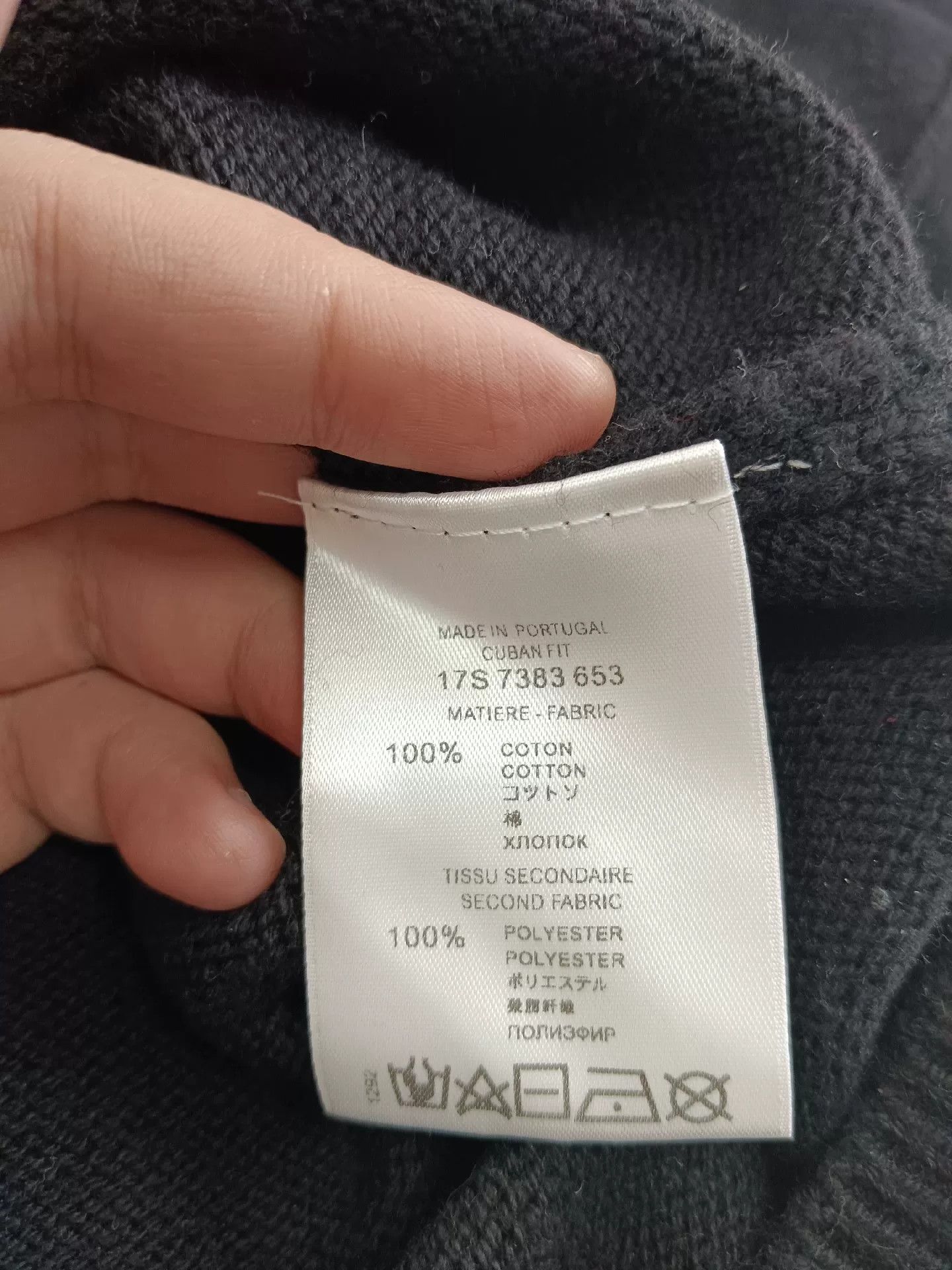 Givenchy Givenchy Black Logo Knit Sweater Size M Size US M / EU 48-50 / 2 - 3 Thumbnail