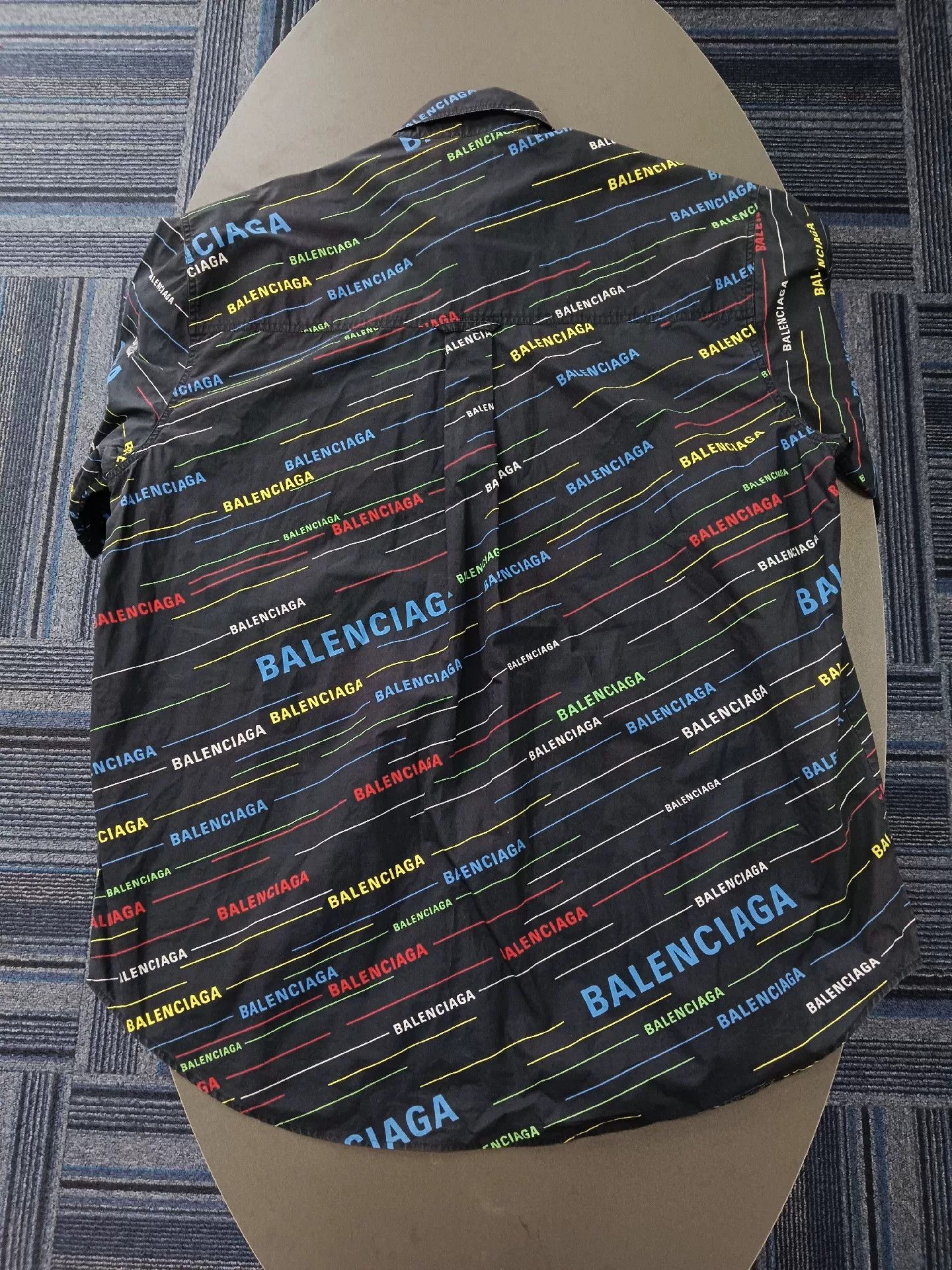 Balenciaga balenciaga short sleeve patterned shirt Size US M / EU 48-50 / 2 - 2 Thumbnail