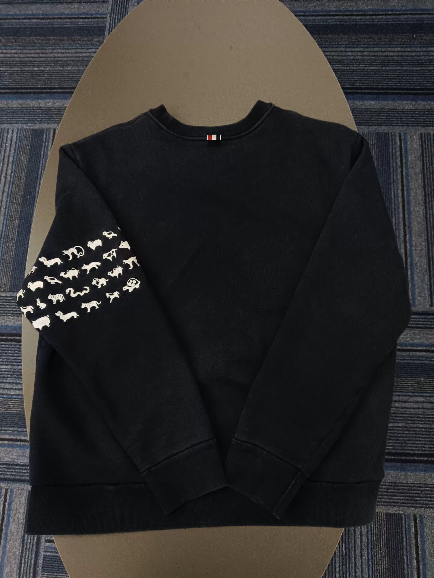 Thom Browne thombrowne classic striped embroidery sweatshirt Size US M / EU 48-50 / 2 - 2 Thumbnail