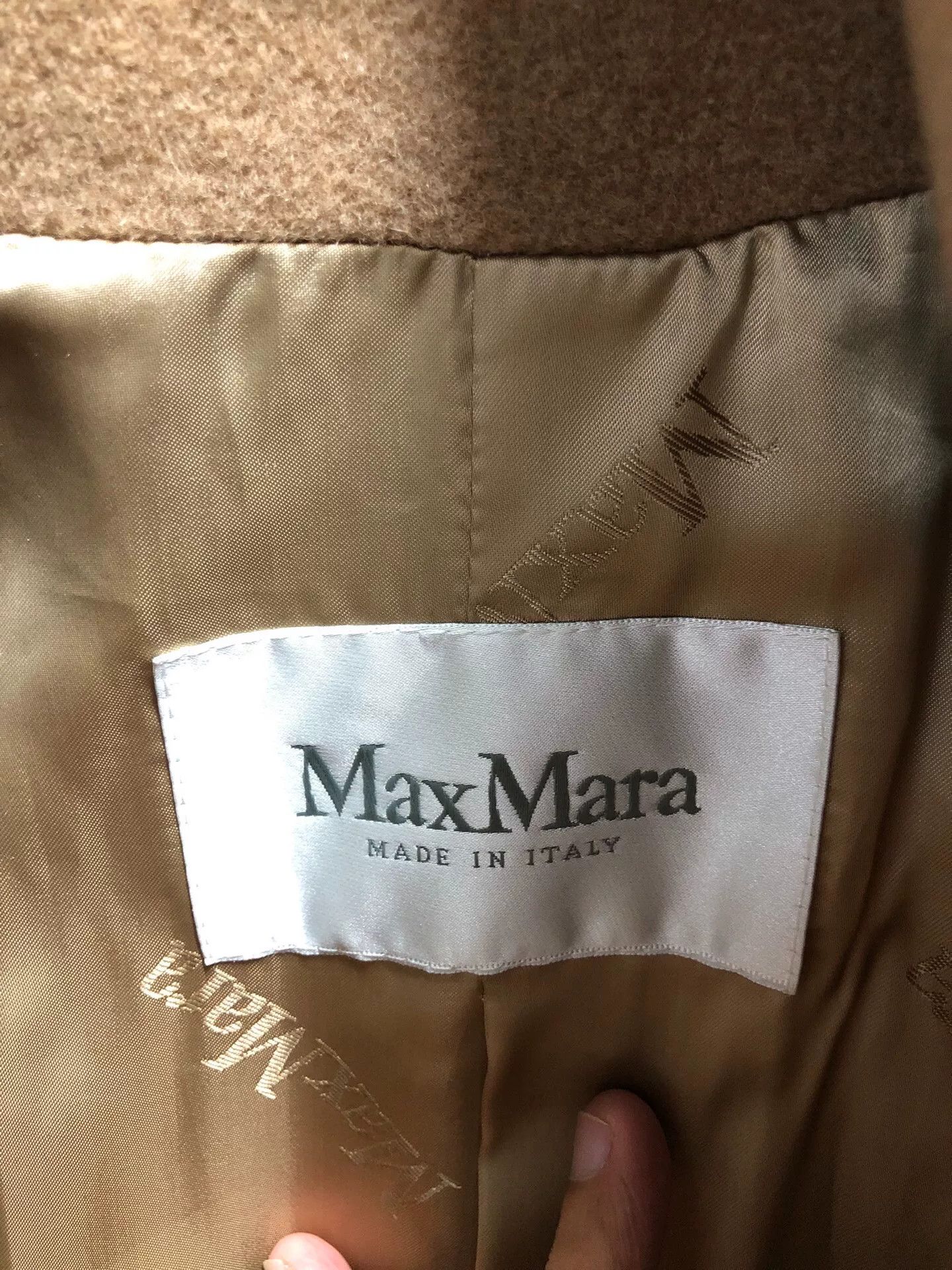 Max Mara Max Mara Belted Wool Coat in Brown Size M / US 6-8 / IT 42-44 - 2 Thumbnail