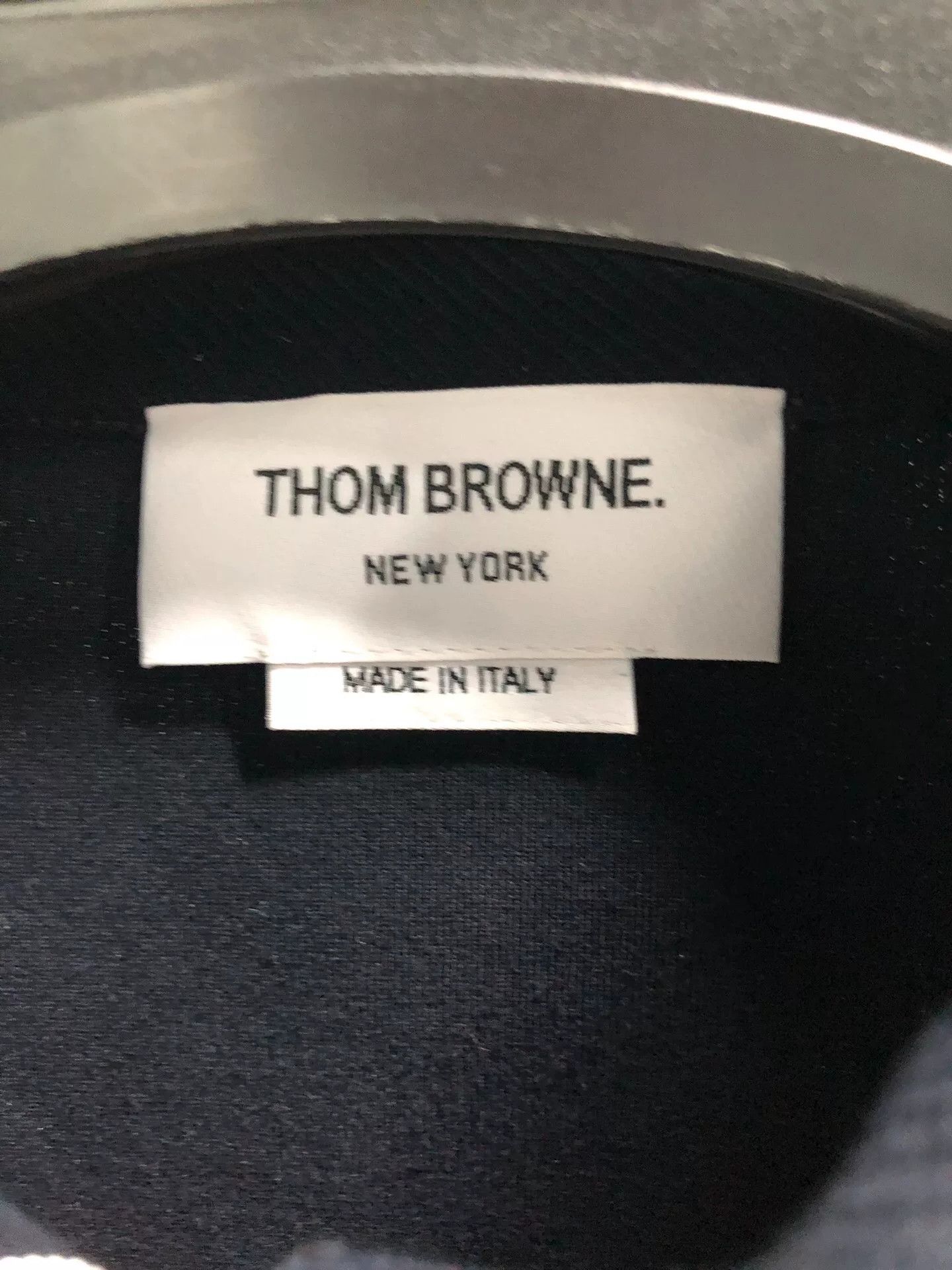 Thom Browne Blue Long Sleeve Button-Up Shirt with Stripes Size M / US 6-8 / IT 42-44 - 3 Thumbnail