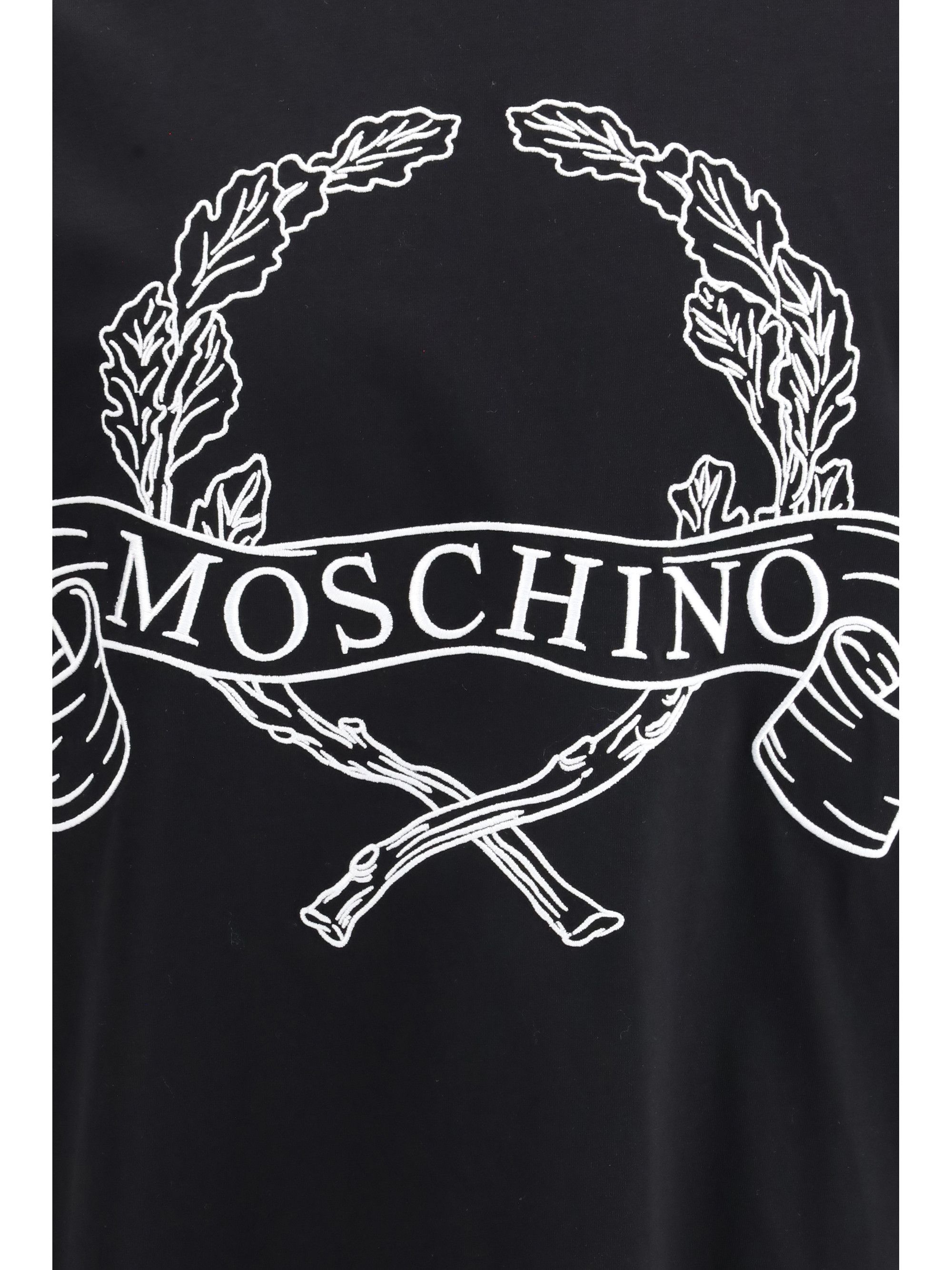 Moschino Maxi Laurel Crown Embroidery T-shirt Size US M / EU 48-50 / 2 - 3 Thumbnail