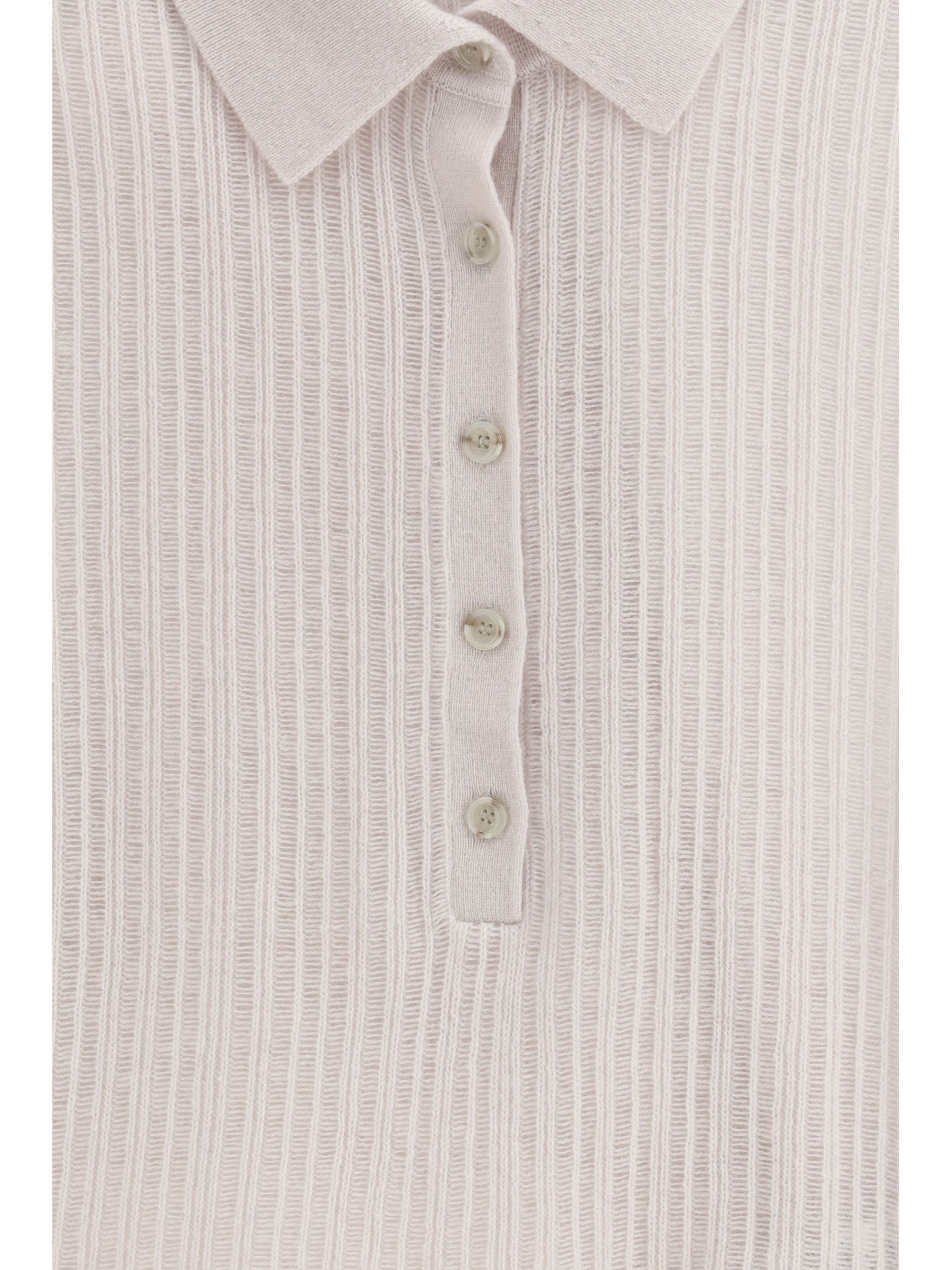 Allude Polo-neck short-sleeve Sweater Size L / US 10 / IT 46 - 3 Thumbnail