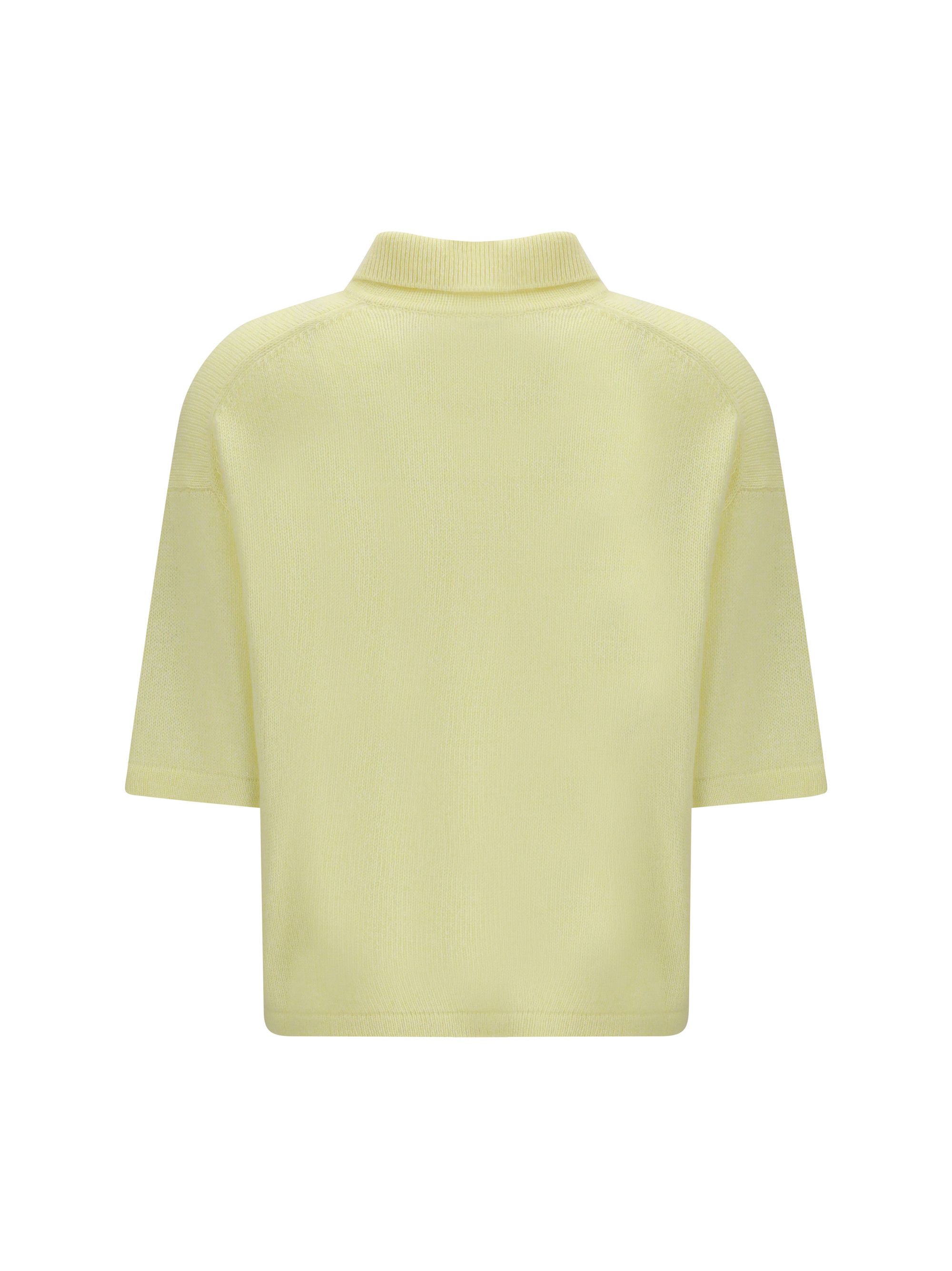Allude Short-sleeve polo neck Sweater Size M / US 6-8 / IT 42-44 - 2 Thumbnail