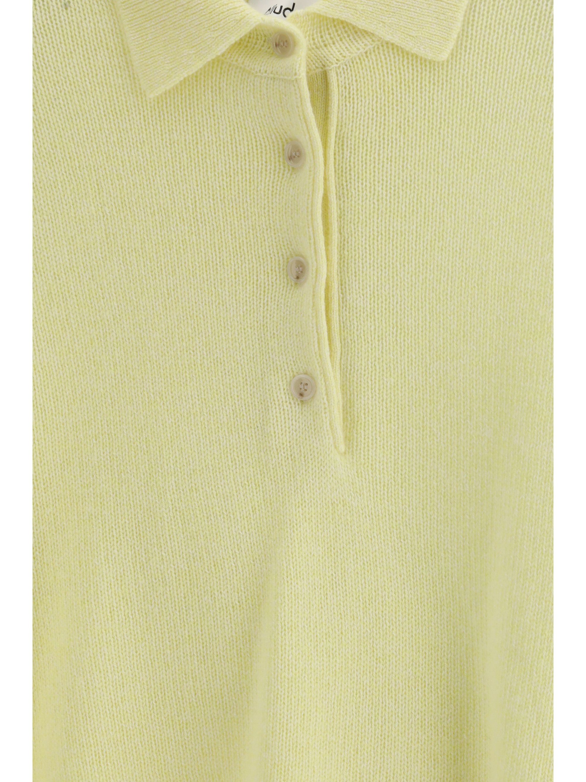 Allude Short-sleeve polo neck Sweater Size M / US 6-8 / IT 42-44 - 3 Thumbnail