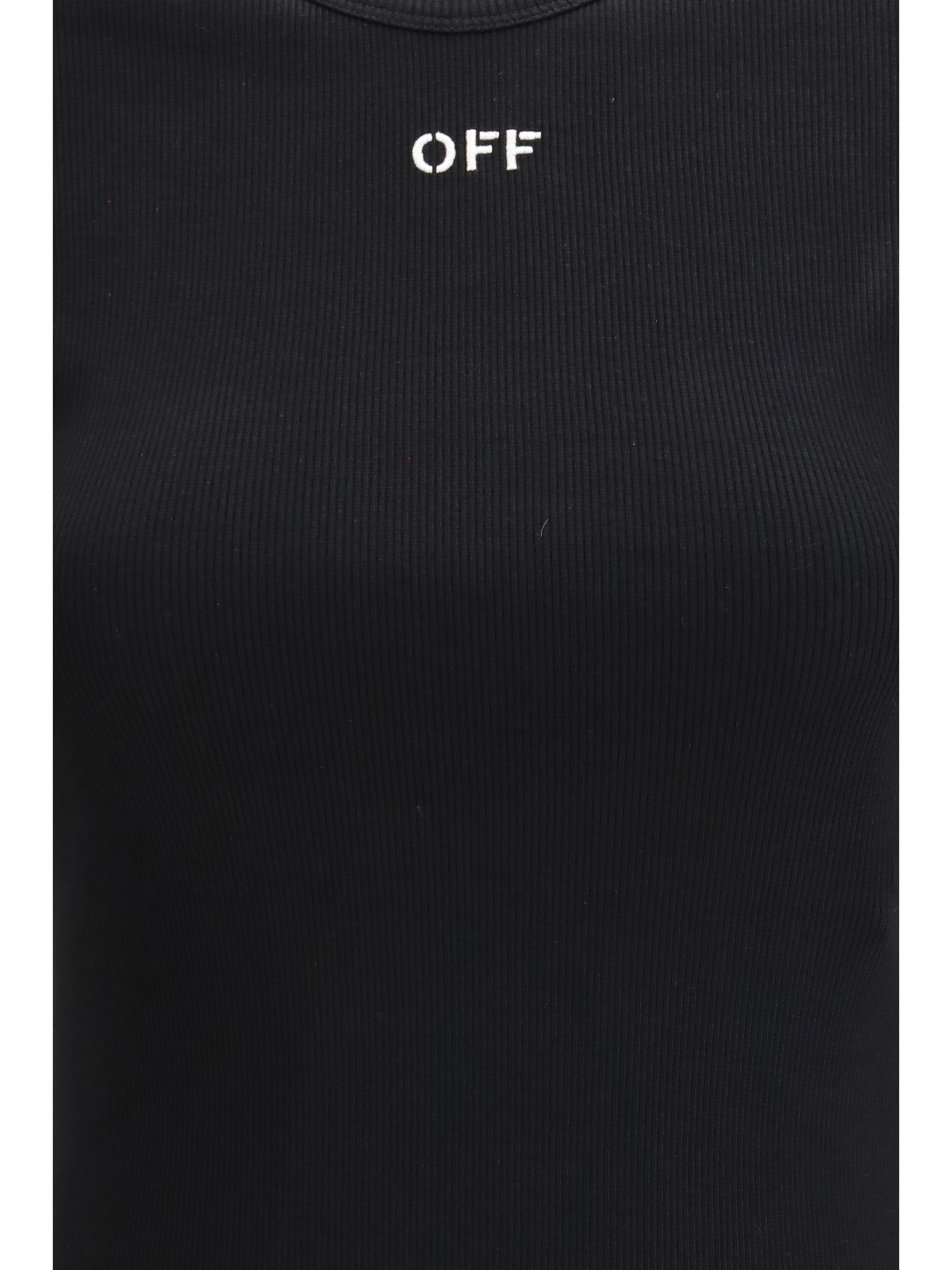 Off-White Off Stamp Rib Basic T-shirt Size M / US 6-8 / IT 42-44 - 3 Thumbnail