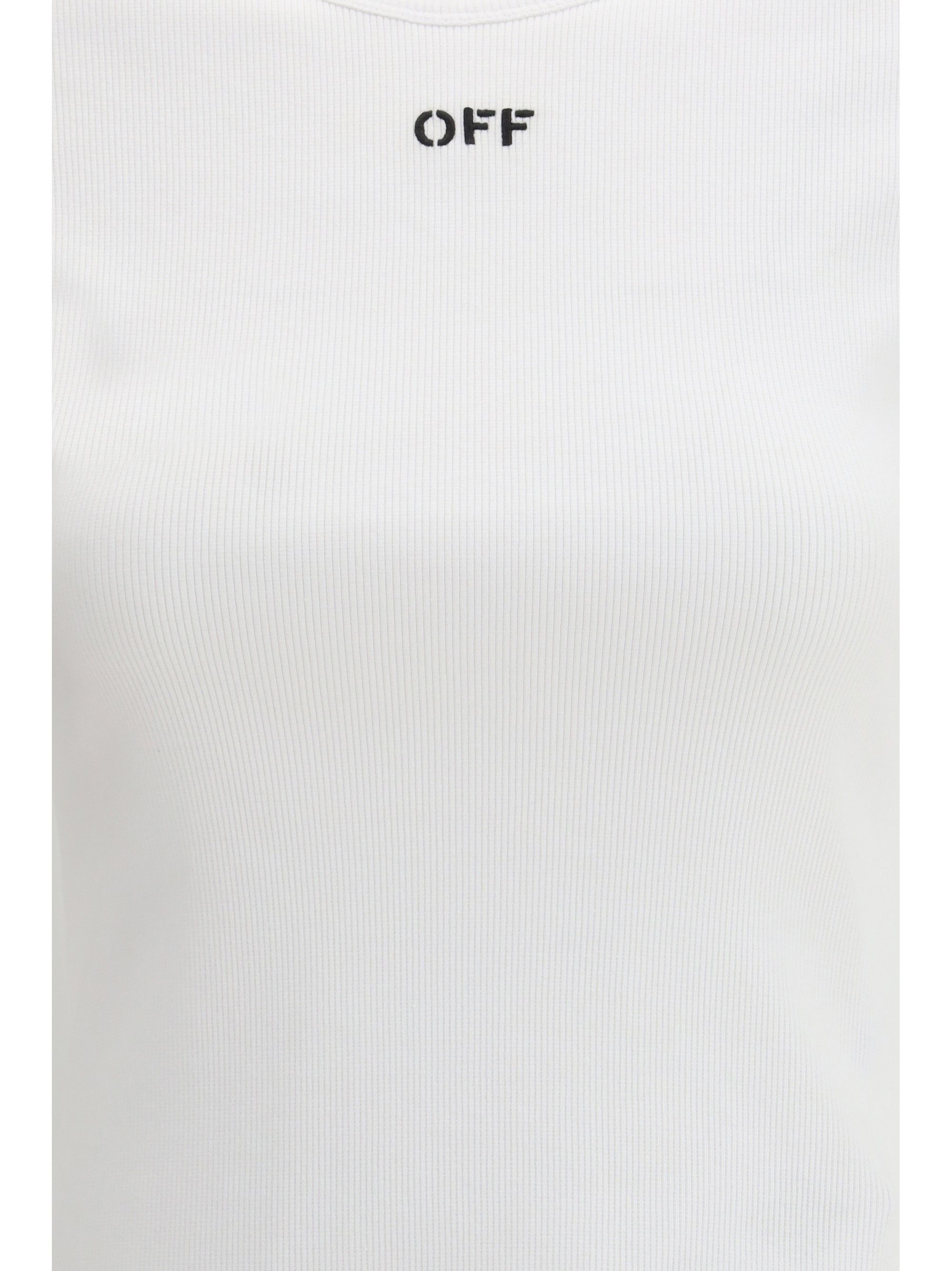 Off-White Off Stamp Rib Basic T-shirt Size M / US 6-8 / IT 42-44 - 3 Thumbnail