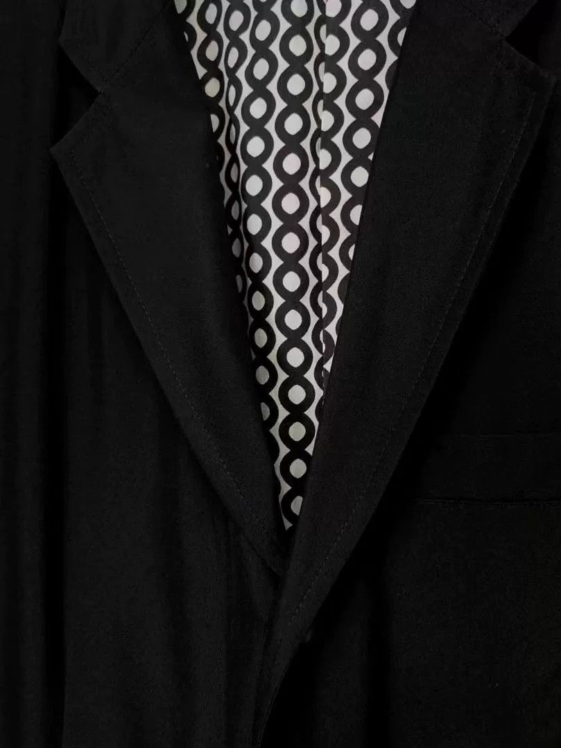 Y's for Men black double-sided silk jacket Size US L / EU 52-54 / 3 - 5 Thumbnail
