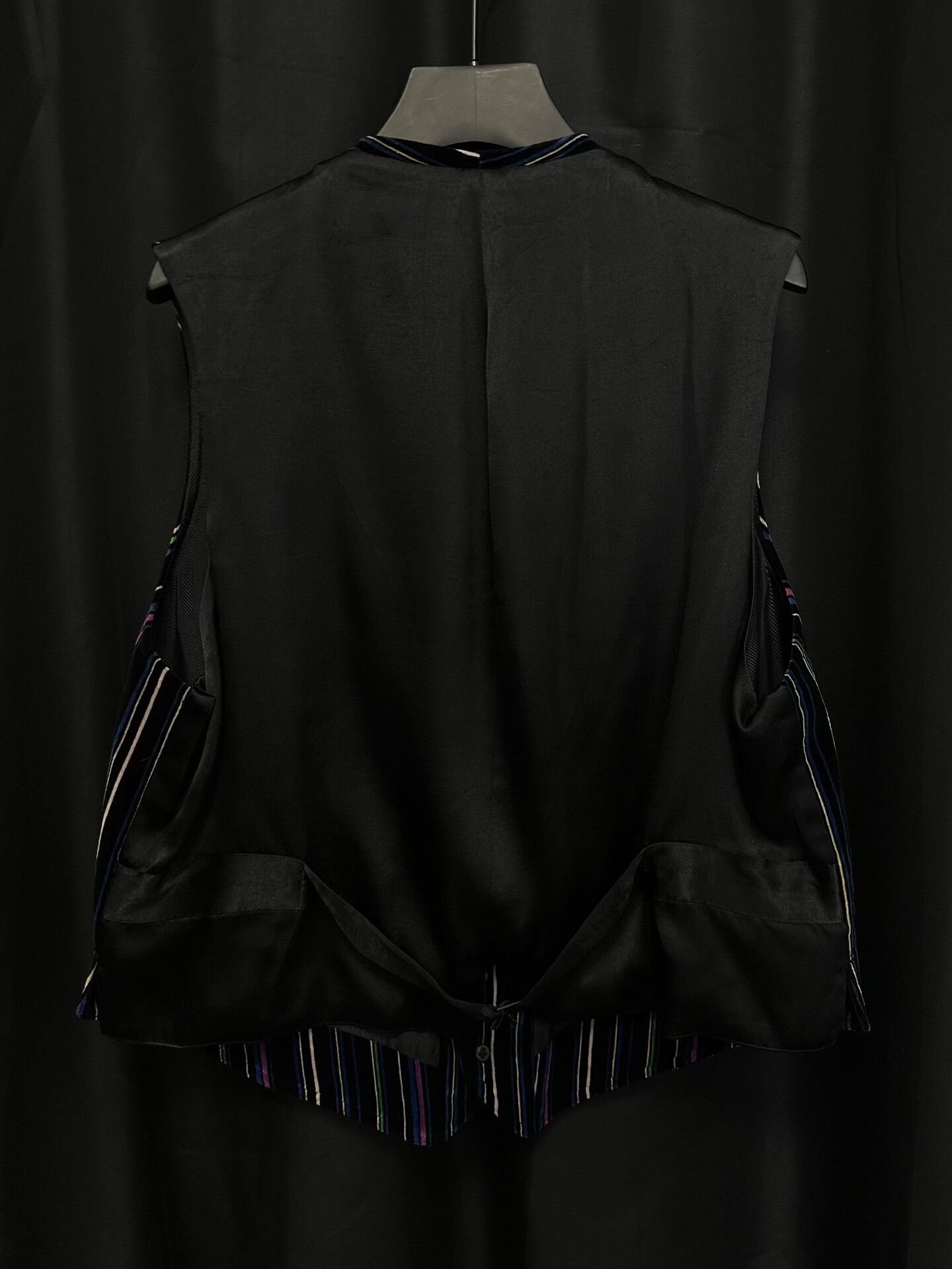 Yohji Yamamoto yohji yamamoto 1993 velvet striped vest Size US M / EU 48-50 / 2 - 2 Thumbnail