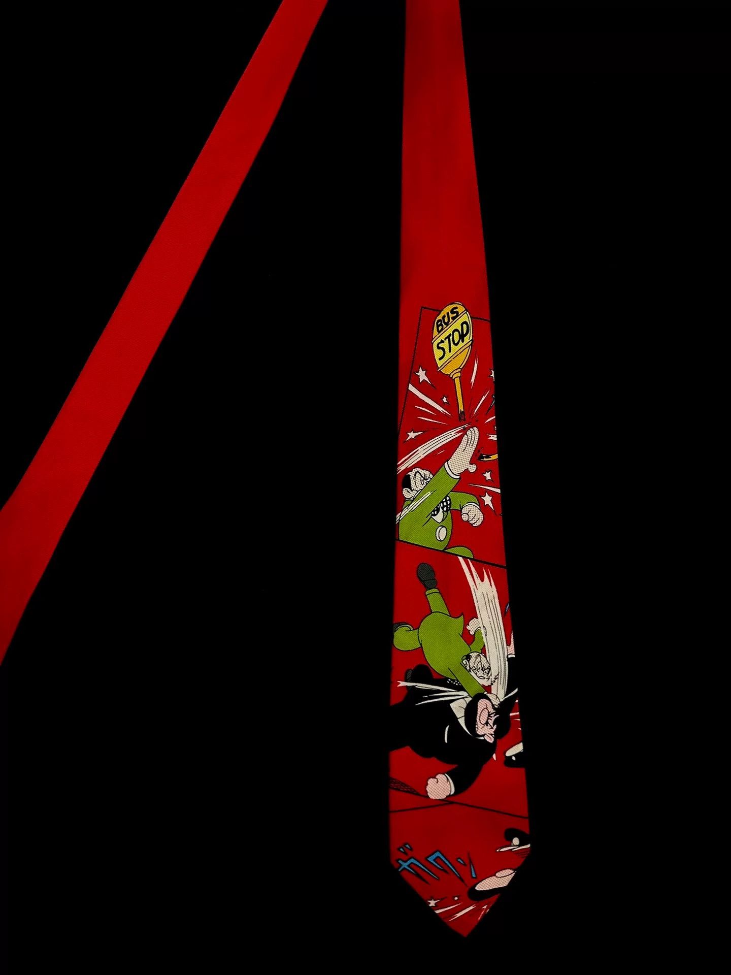 Yohji Yamamoto yohji yamamoto vintage anime silk tie Size ONE SIZE - 2 Thumbnail