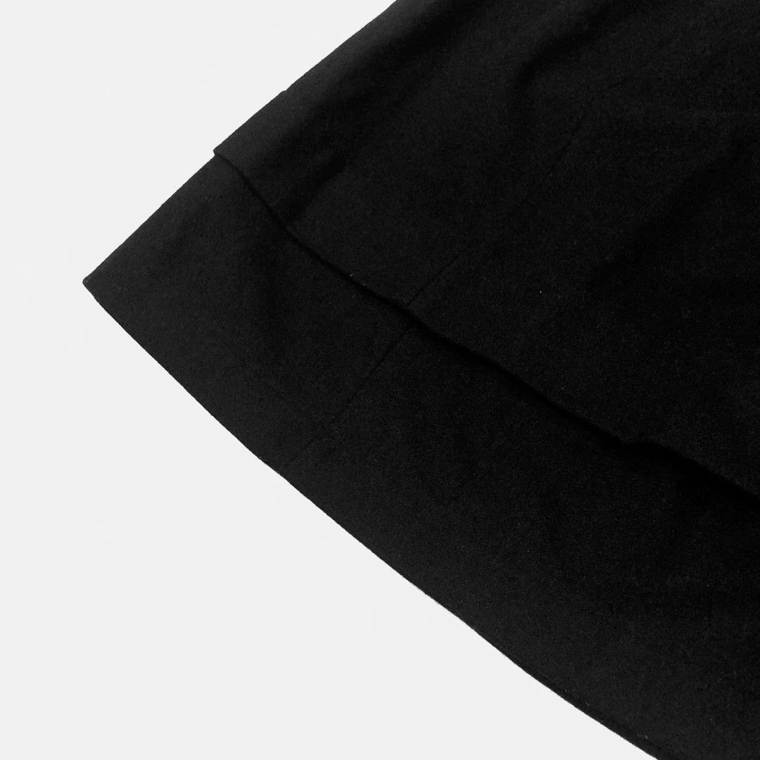Comme des Garcons comme des garcons black wool asymmetrical skirt Size 23" - 3 Thumbnail