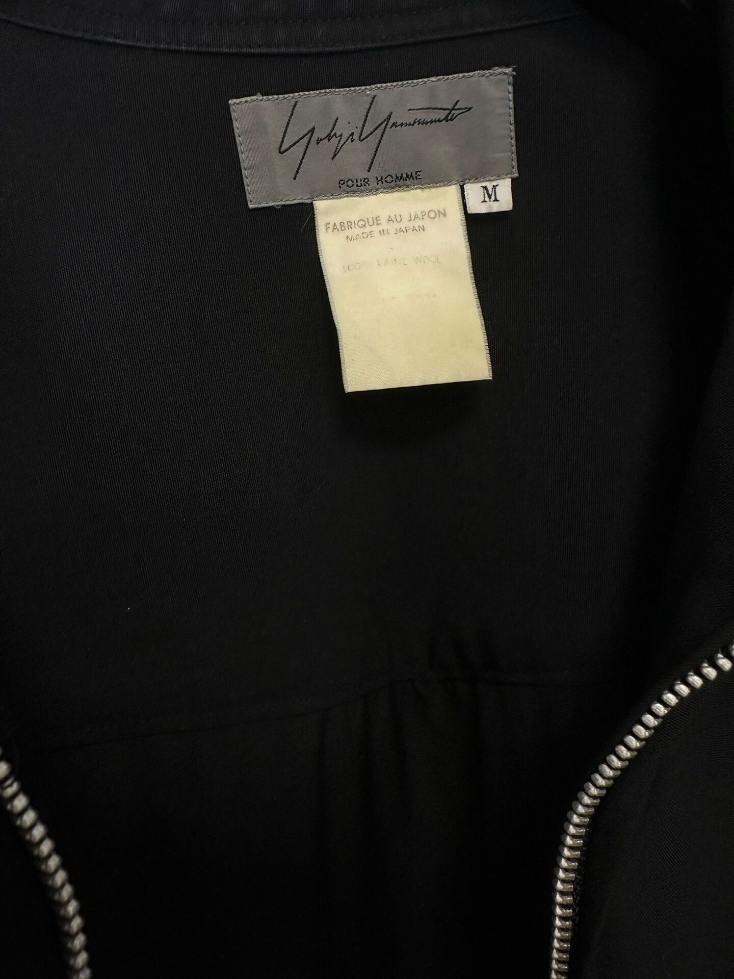 Yohji Yamamoto yohji yamamoto men’s zip-up jacket Size US M / EU 48-50 / 2 - 5 Thumbnail