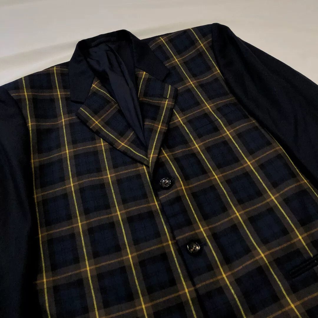 Comme des Garcons Homme comme des garcons plaid patchwork jacket Size US M / EU 48-50 / 2 - 4 Thumbnail