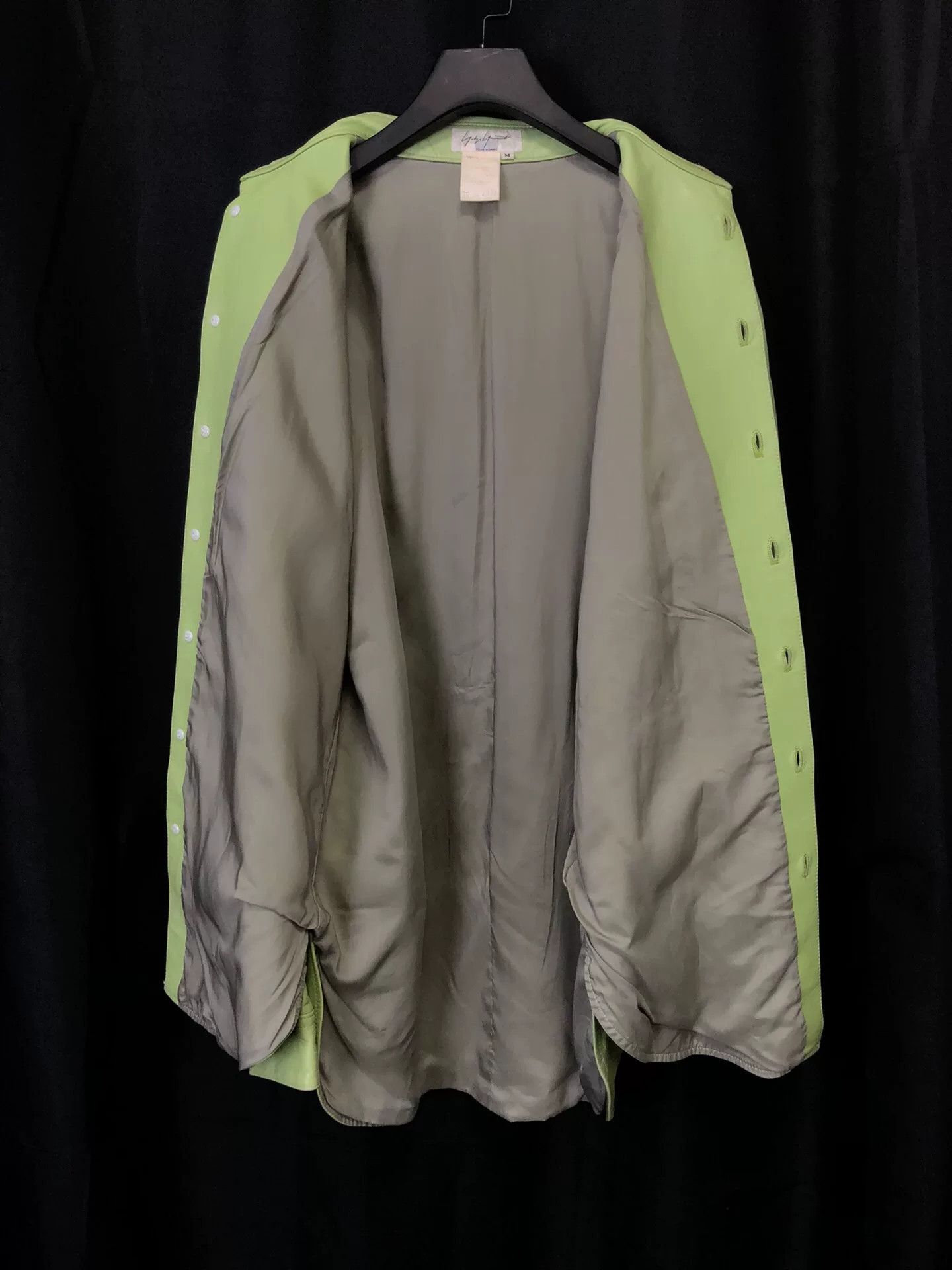 Yohji Yamamoto yohji yamamoto green leather shirt Size US M / EU 48-50 / 2 - 4 Thumbnail