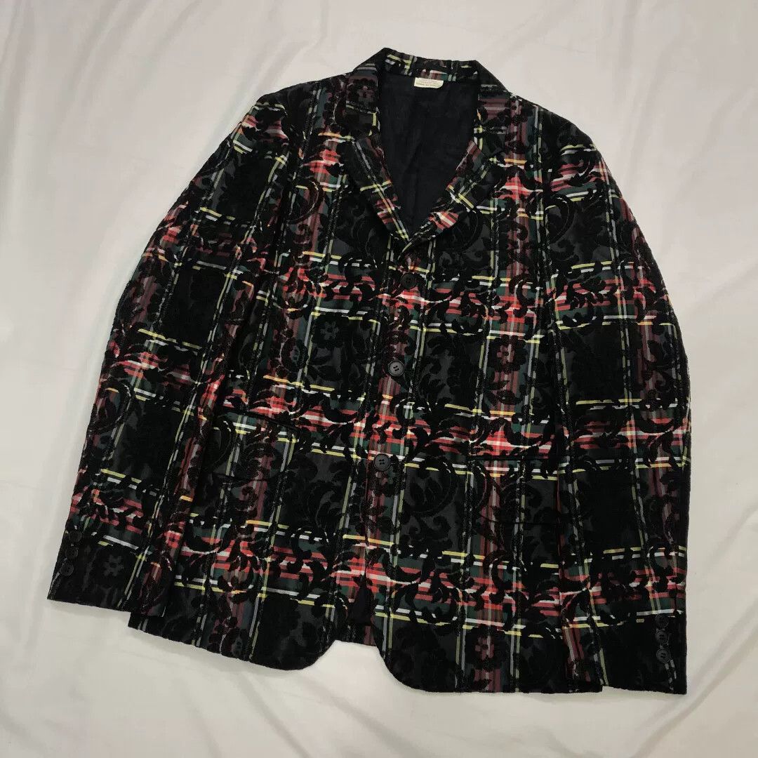 Comme des Garcons comme des garcons velvet floral coat Size S / US 4 / IT 40 - 2 Thumbnail