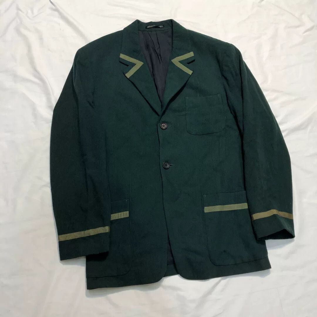 Yohji Yamamoto Yohji Yamamoto Striped Runway Coat Size US M / EU 48-50 / 2 - 4 Thumbnail