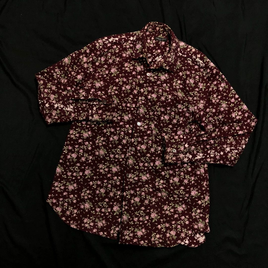 Comme des Garcons comme des garcons floral shirt 1998 collection Size US M / EU 48-50 / 2 - 3 Thumbnail