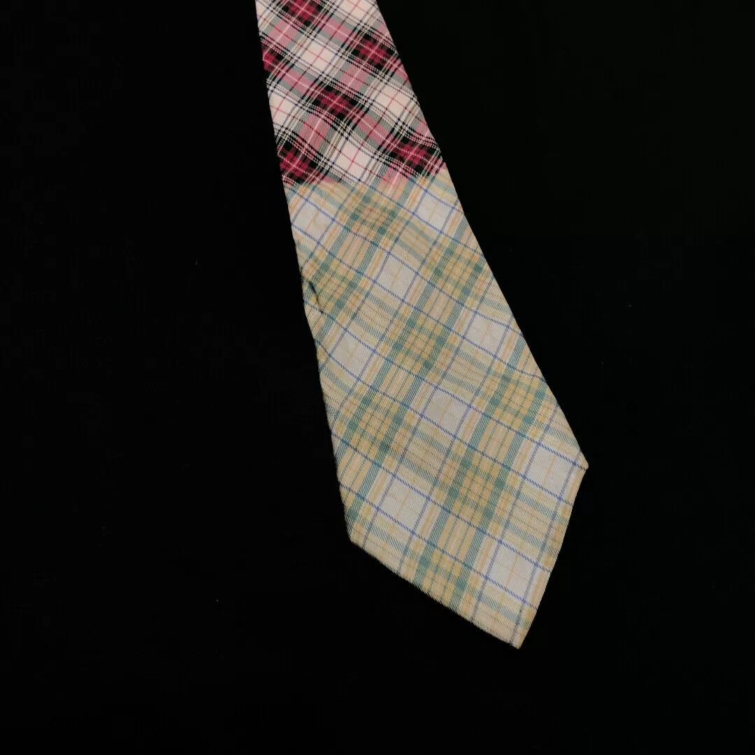 Comme des Garcons comme des garcons 1993aw plaid silk tie Size ONE SIZE - 4 Thumbnail