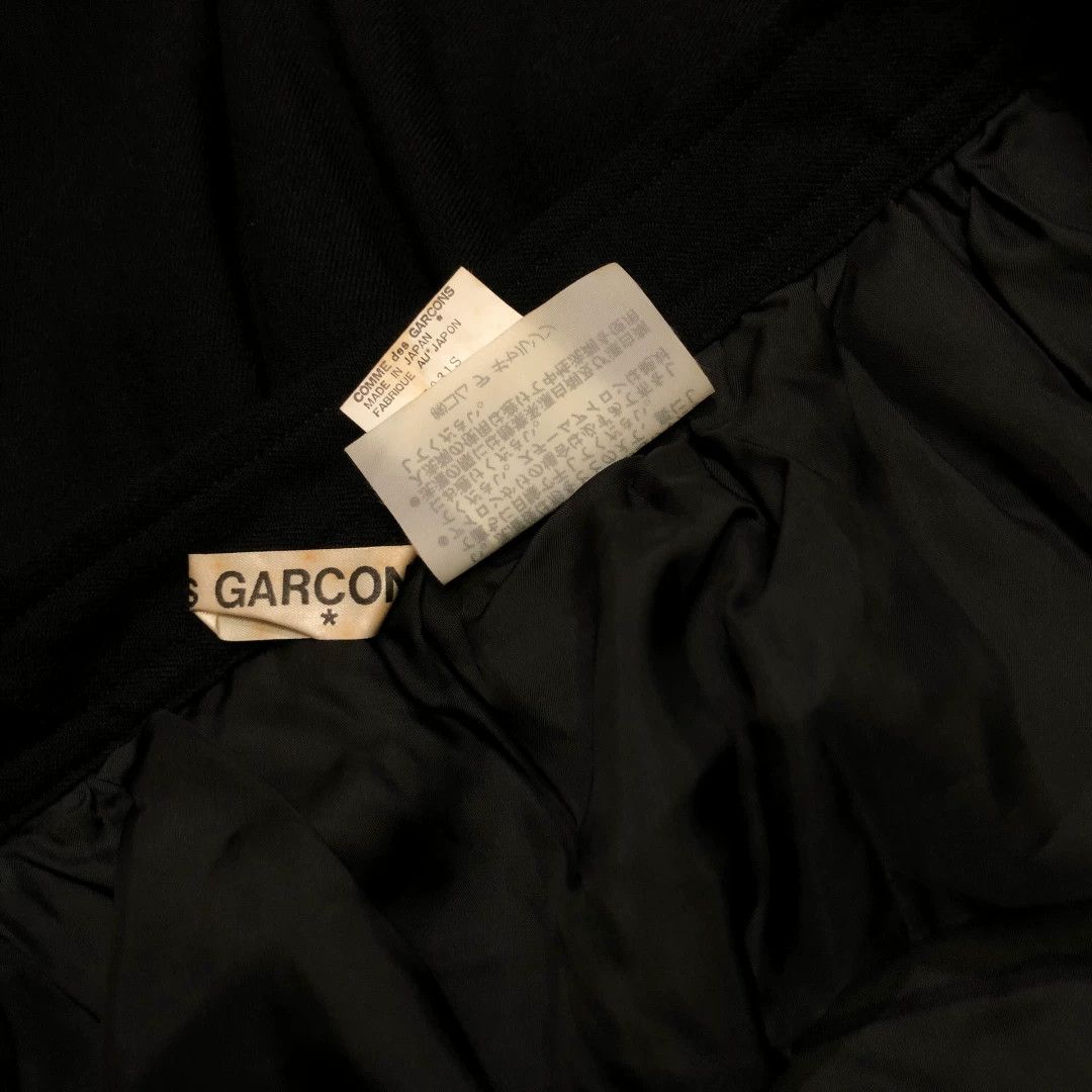 Comme des Garcons comme des garcons red and black wool skirt Size 23" - 8 Thumbnail