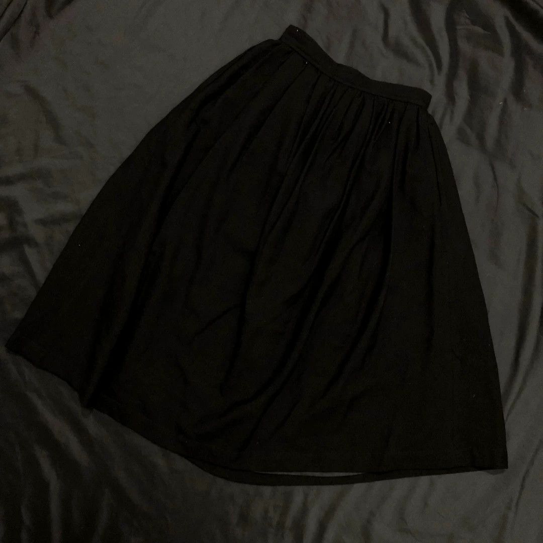 Comme des Garcons comme des garcons red and black wool skirt Size 23" - 4 Thumbnail