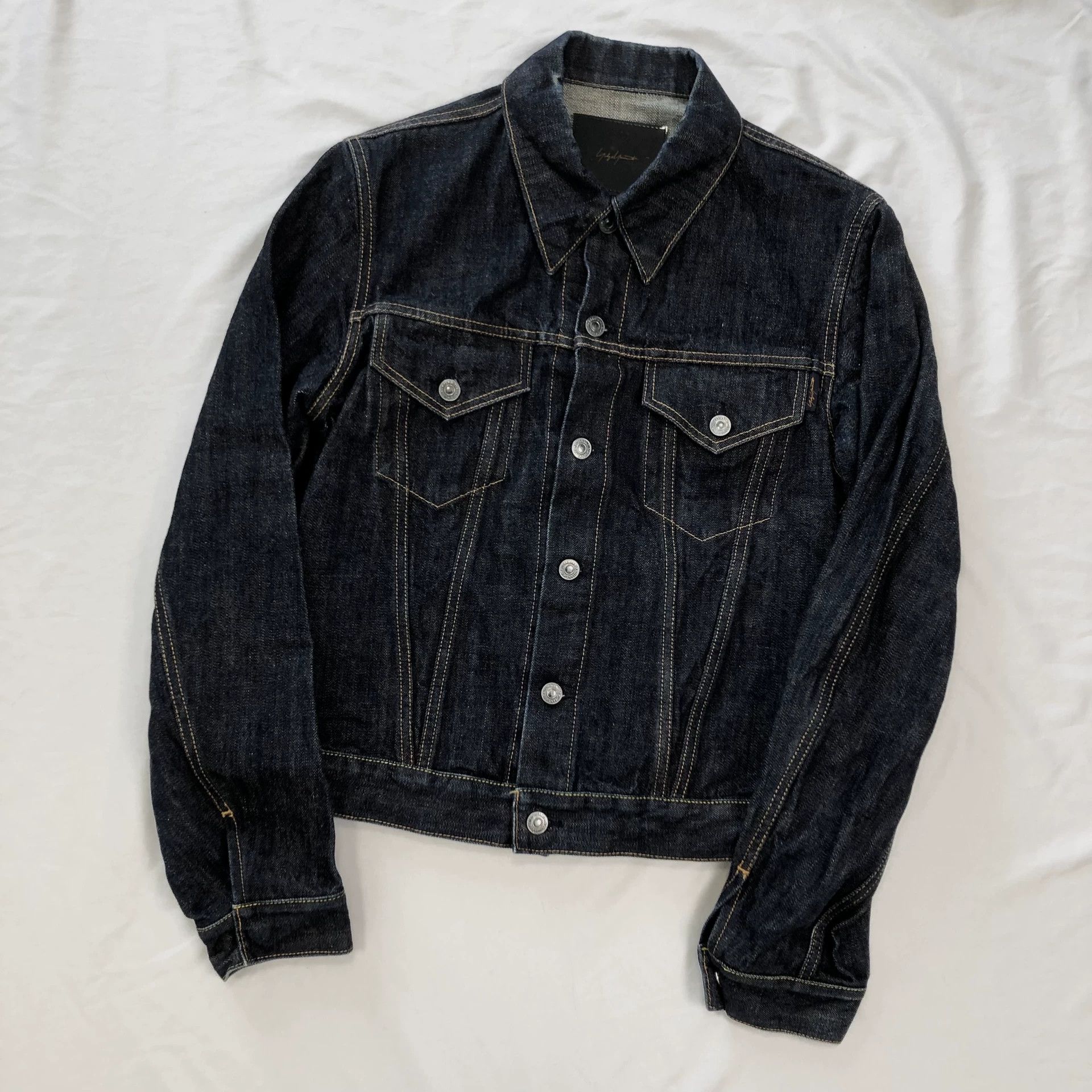 Yohji Yamamoto yohji yamamoto denim jacket from 2002 collection Size M / US 6-8 / IT 42-44 - 2 Thumbnail