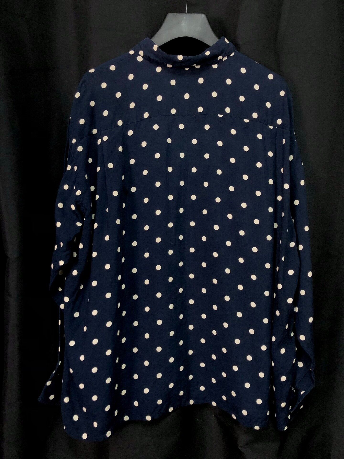 Comme des Garcons navy polka dot long sleeve shirt Size US L / EU 52-54 / 3 - 2 Thumbnail