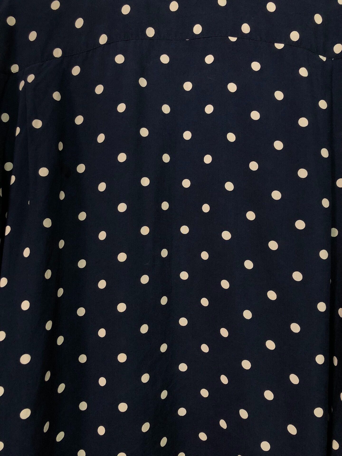 Comme des Garcons navy polka dot long sleeve shirt Size US L / EU 52-54 / 3 - 3 Thumbnail