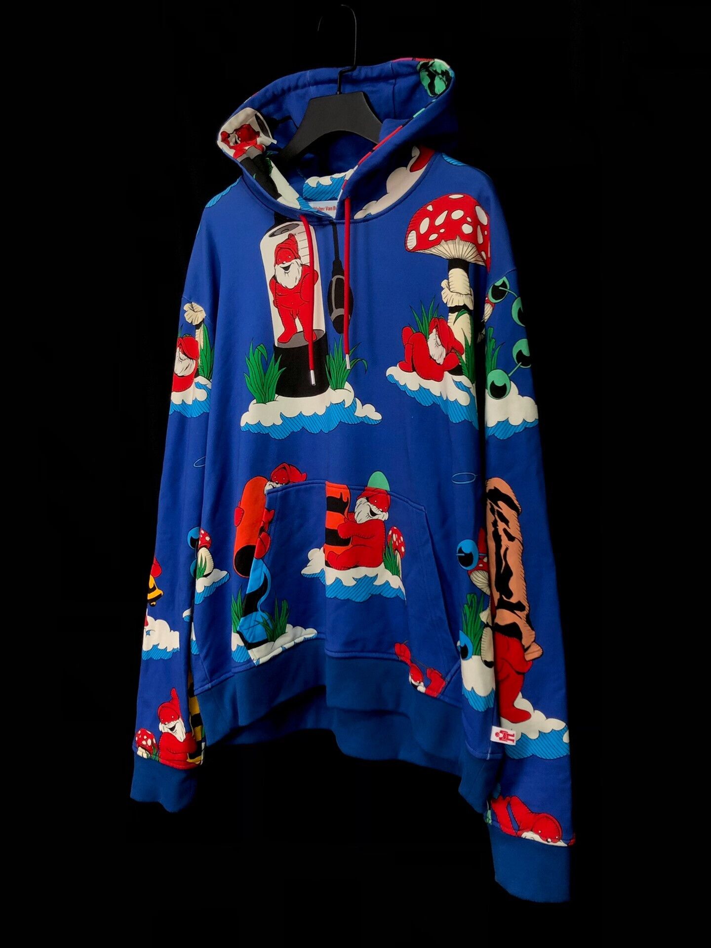 Walter Van Beirendonck colorful hooded sweatshirt by Walter Van Beirendonck Size US L / EU 52-54 / 3 - 3 Thumbnail