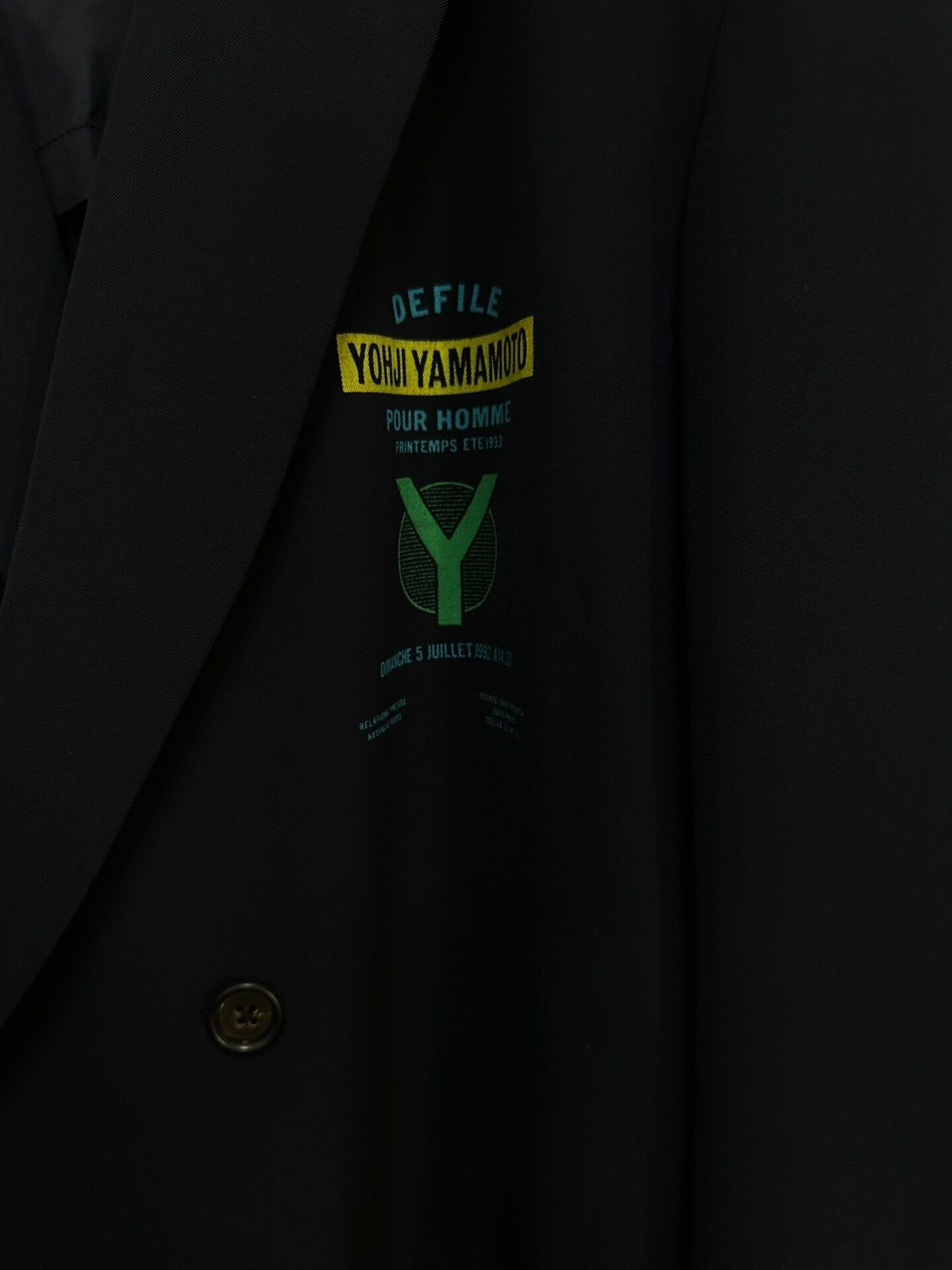 Yohji Yamamoto yohji yamamoto double-breasted coat 1993 Size US S / EU 44-46 / 1 - 5 Thumbnail
