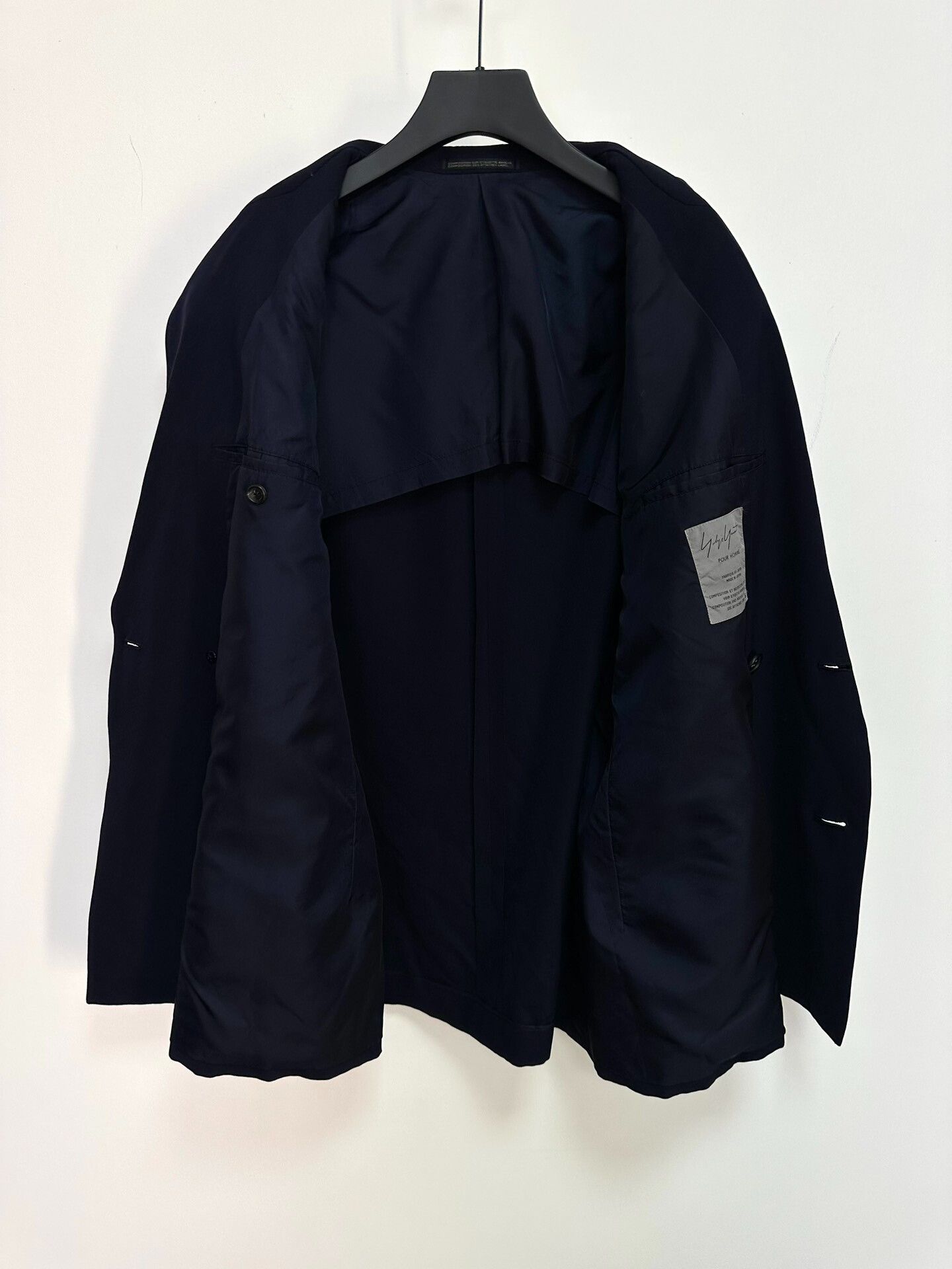 Yohji Yamamoto yohji yamamoto double-breasted coat 1993 Size US S / EU 44-46 / 1 - 3 Thumbnail