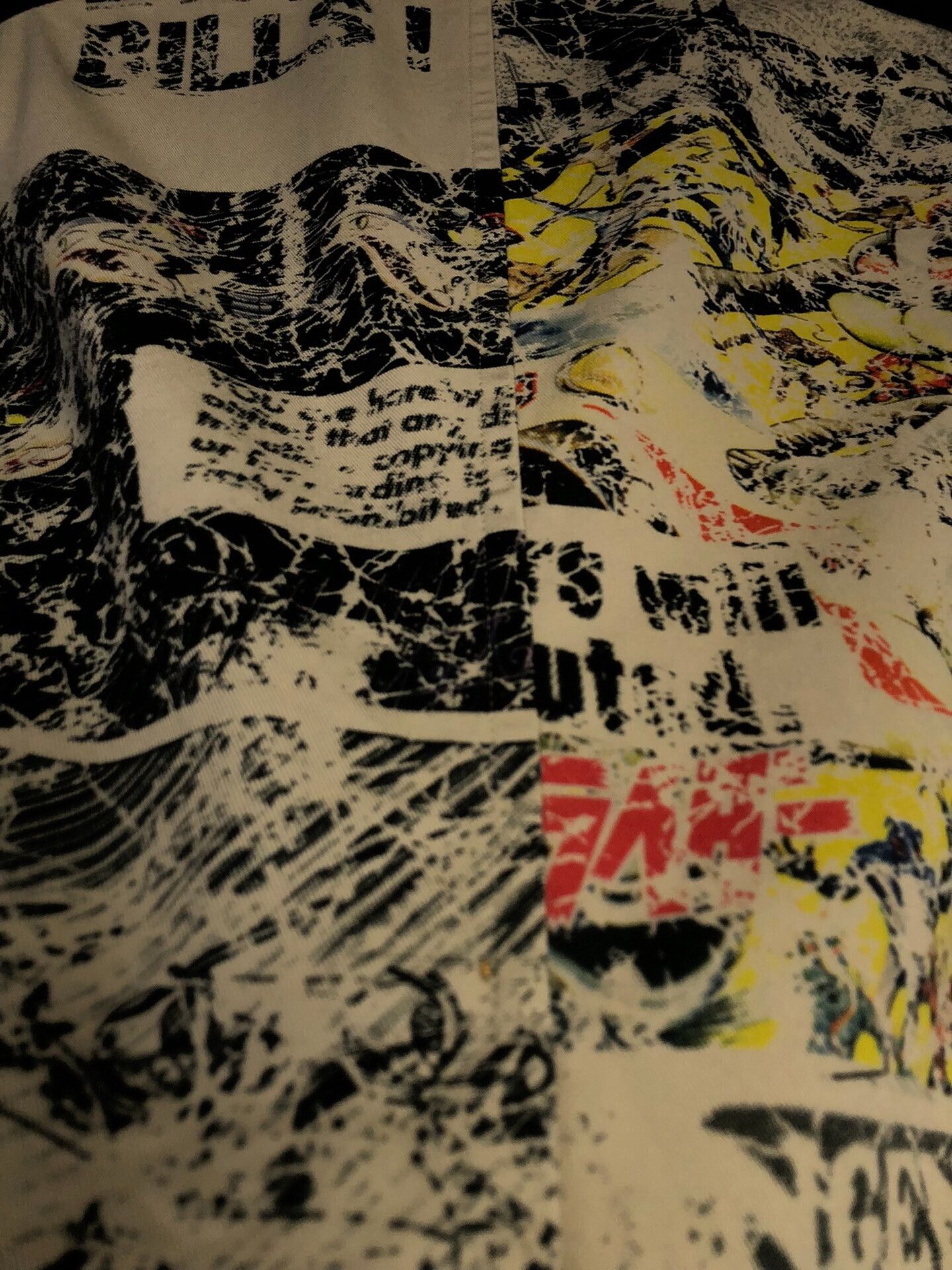 Yohji Yamamoto Yohji Yamamoto Collaboration Jacket with Prints Size US M / EU 48-50 / 2 - 4 Thumbnail